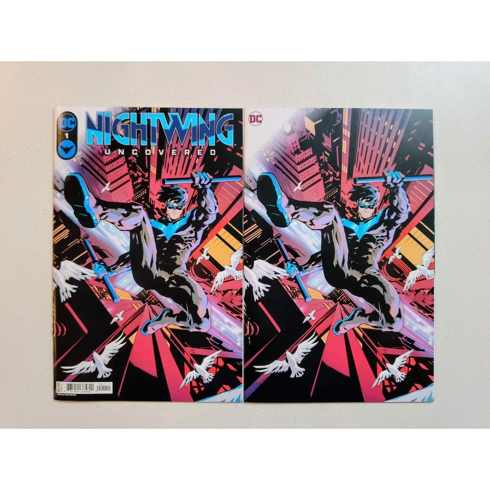 Nightwing Uncovered #1 | Cover A + 1:50 Cover F Variant Set | Dexter Soy DC 2024 Nightwing Uncovered #1 | Cover A + 1:50 Cover F Variant Set | Dexter Soy DC 2024