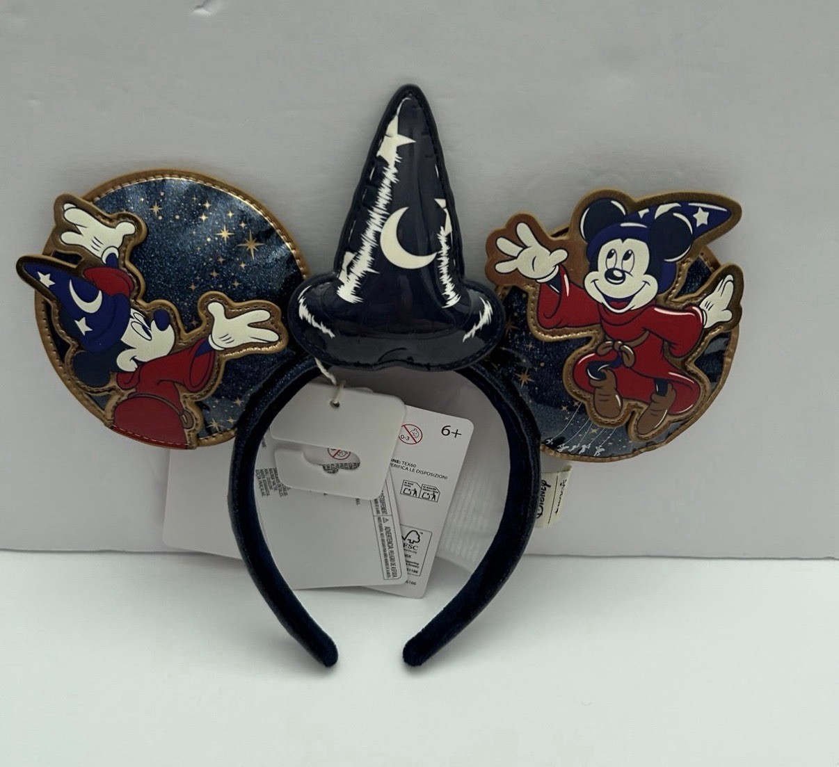 Loungefly Disney Macy’s 100th Anniversary Sorcerer Mickey Ears Fantasia NWT