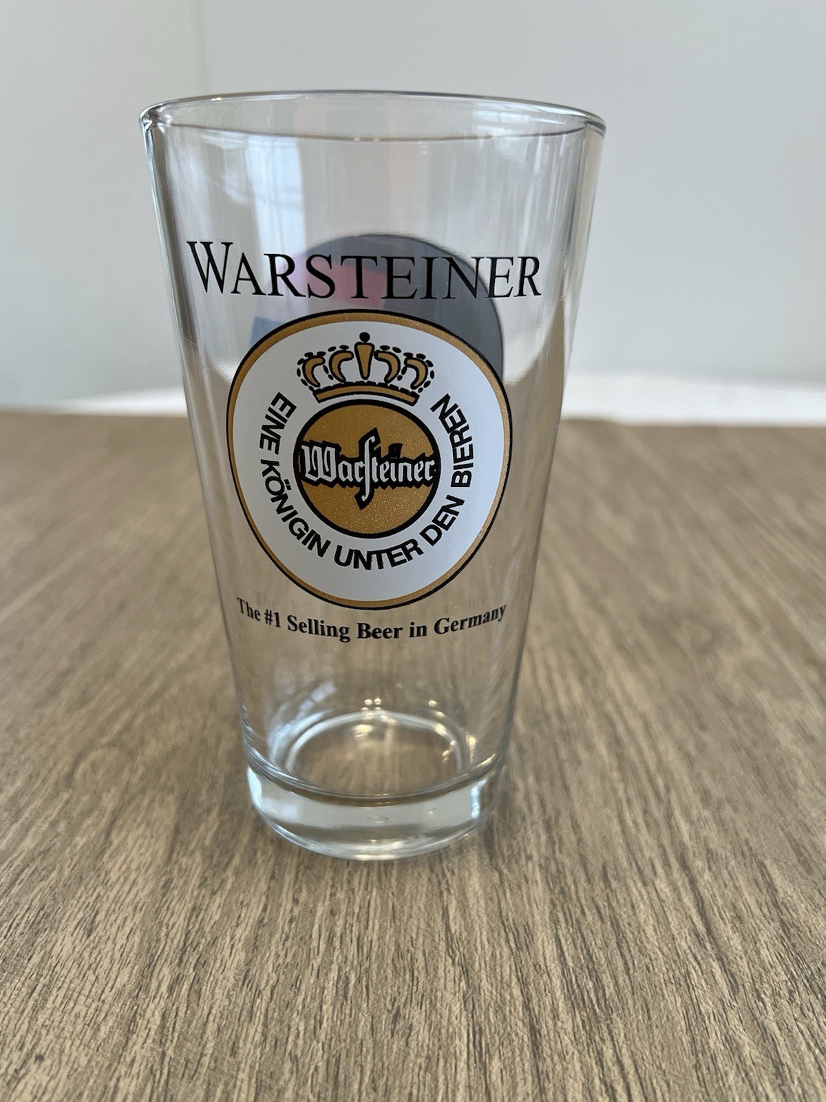 Warsteiner Beer Pint Glass w/Celebrate Oktoberfest Logo, Excellent Condition