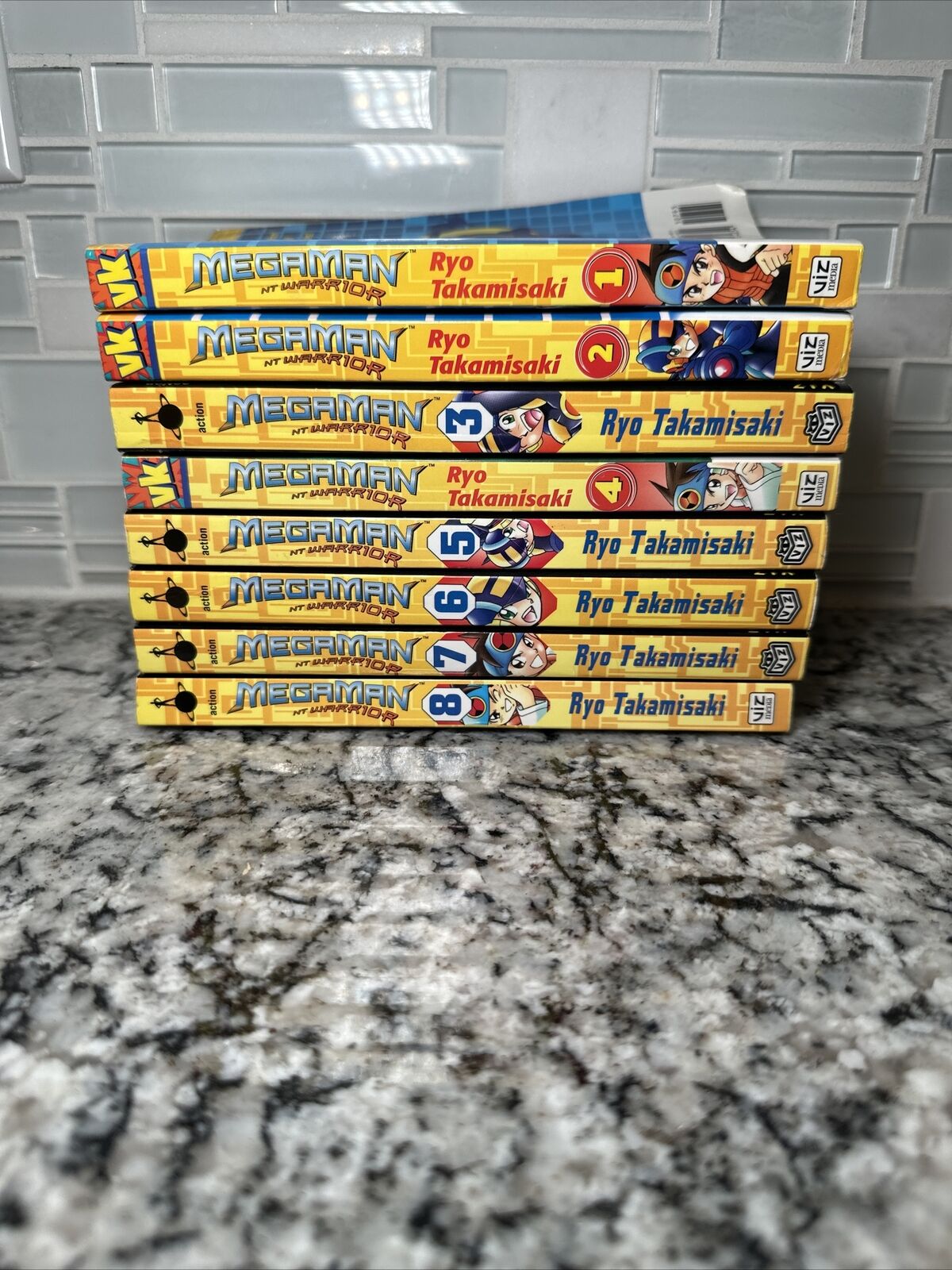 Megaman NT Warrior Volumes #1 - 8 (Mixed Editions - Volume 5-8 First Prints)