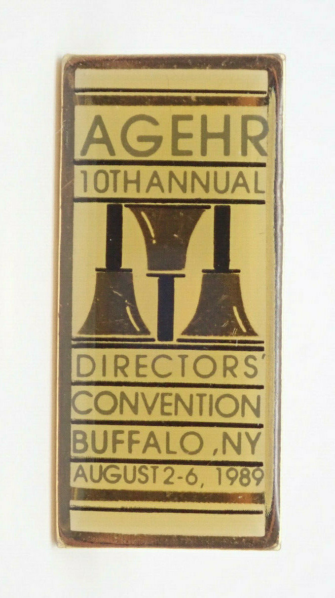 AGEHR Directors Convention Buffalo New York Vintage Lapel Pin