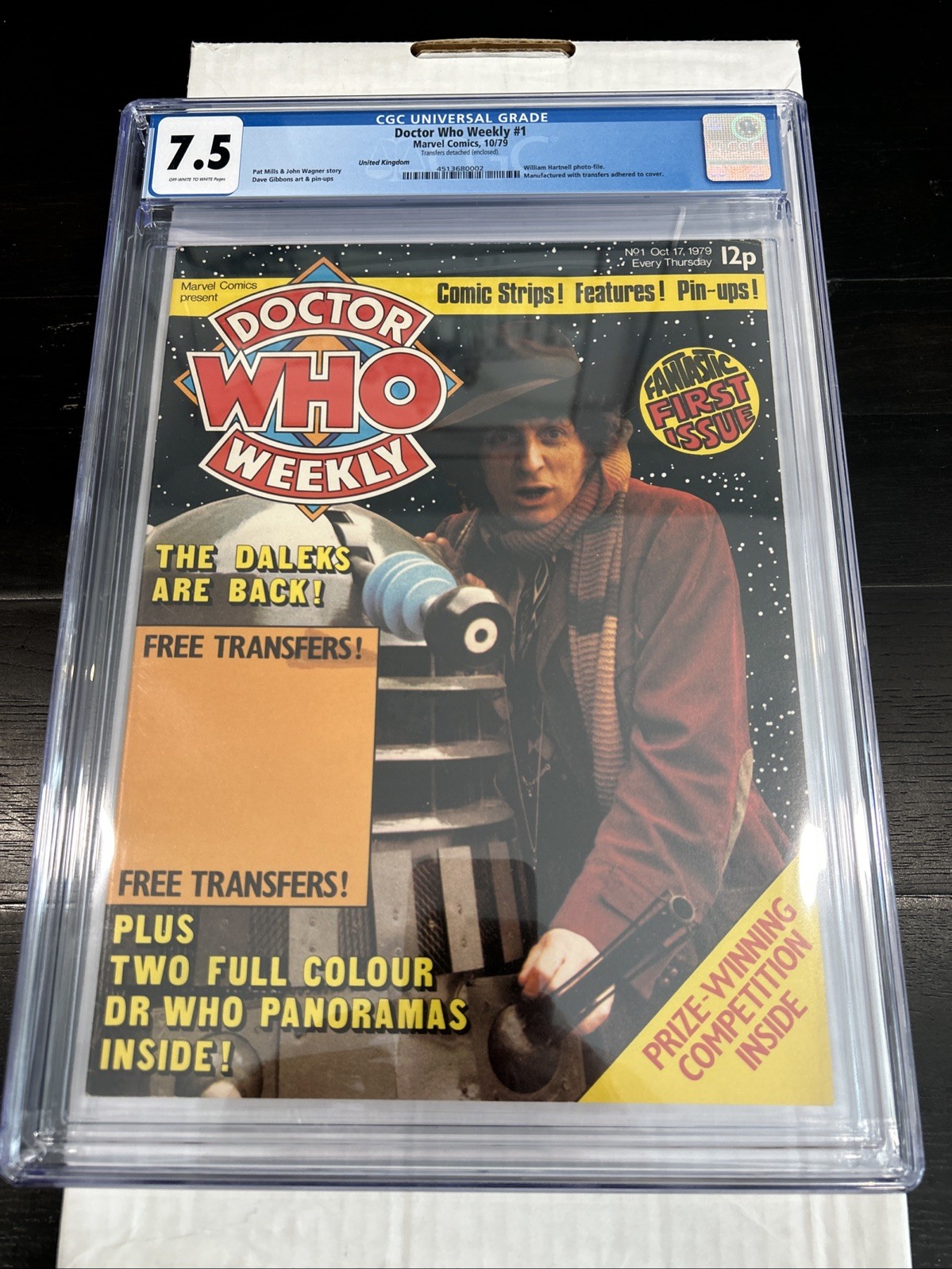 Doctor Who Weekly #1 - CGC 7.5 - UK Edition - Key (1979) Doctor Who Weekly #1 - CGC 7.5 - UK Edition - Key (1979)