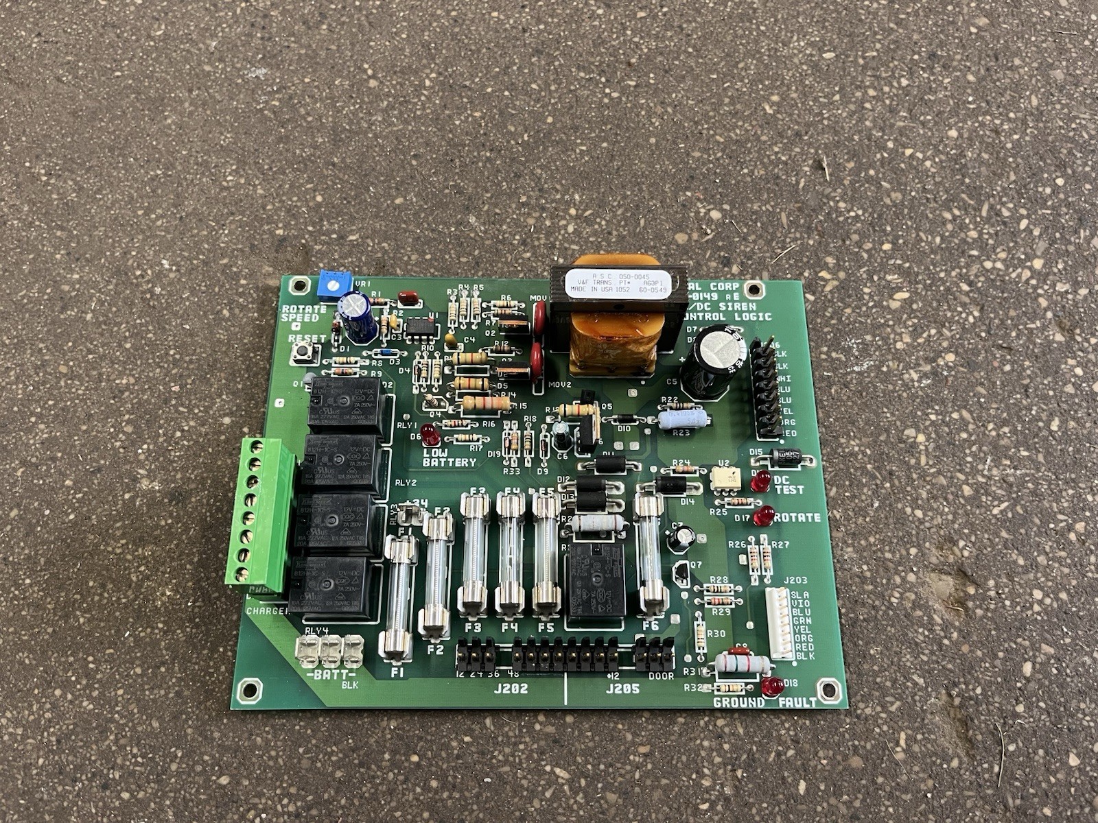 American Signal AC/DC Logic Board Revision E American Signal AC/DC Logic Board Revision E