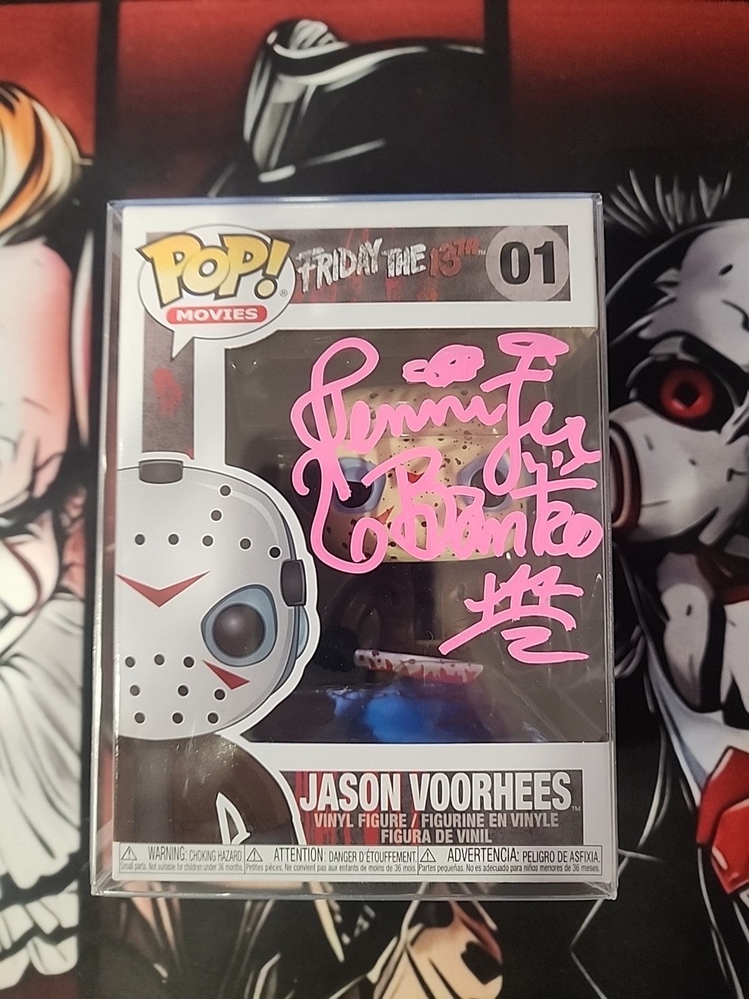Jason Voorhees 01 Autographed By Jennifer Banko\'s