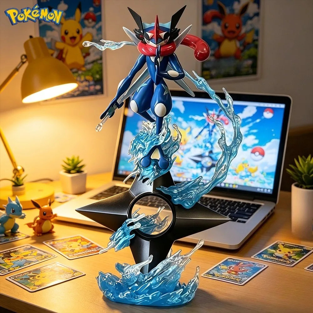 19cm Anime Pokemon Greninja Figure Desktop Ornament Collection Gift