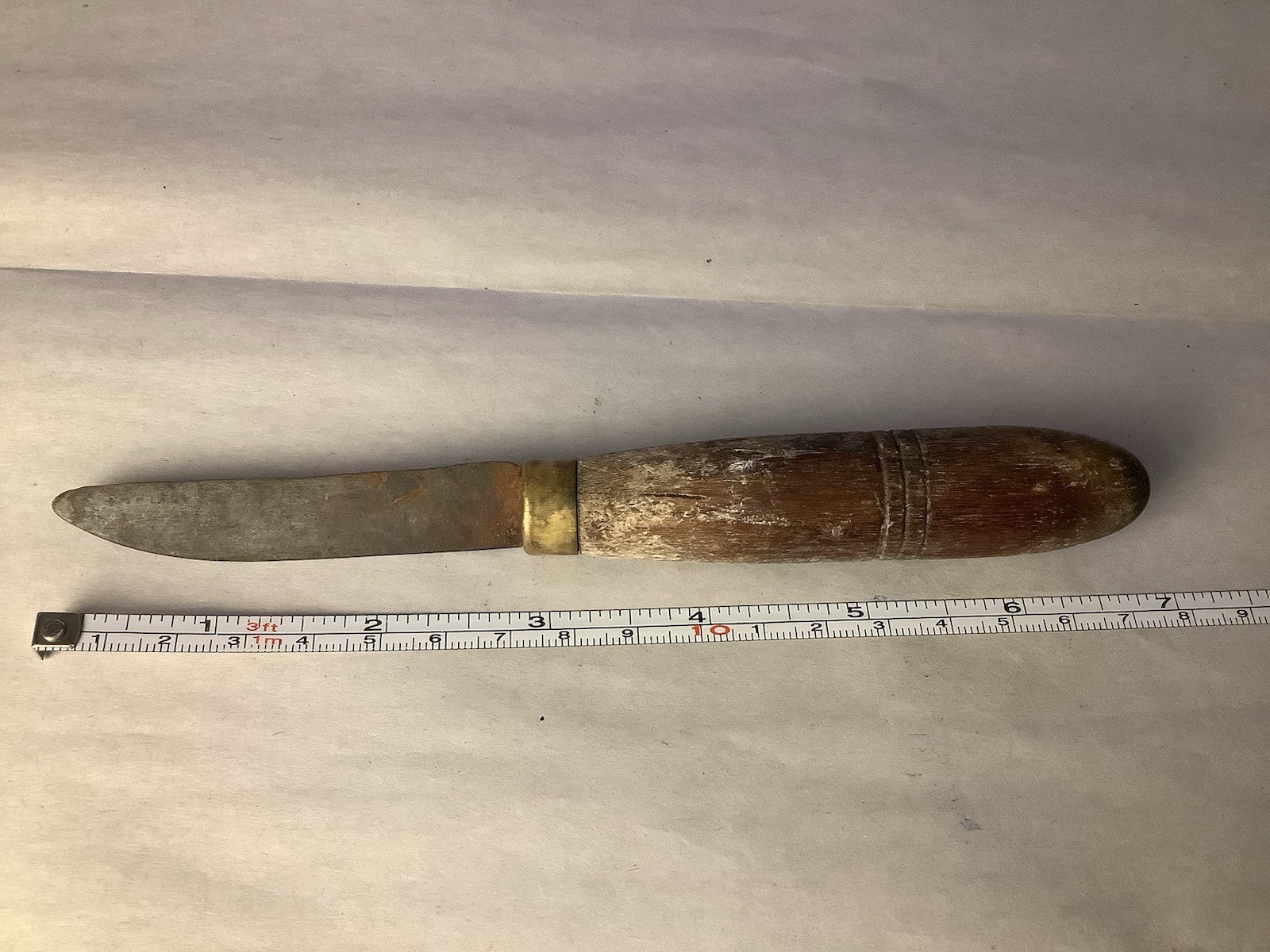 C.D. Dickinson & Son Broom Makers Carbon Steel Knife - Rare Antique