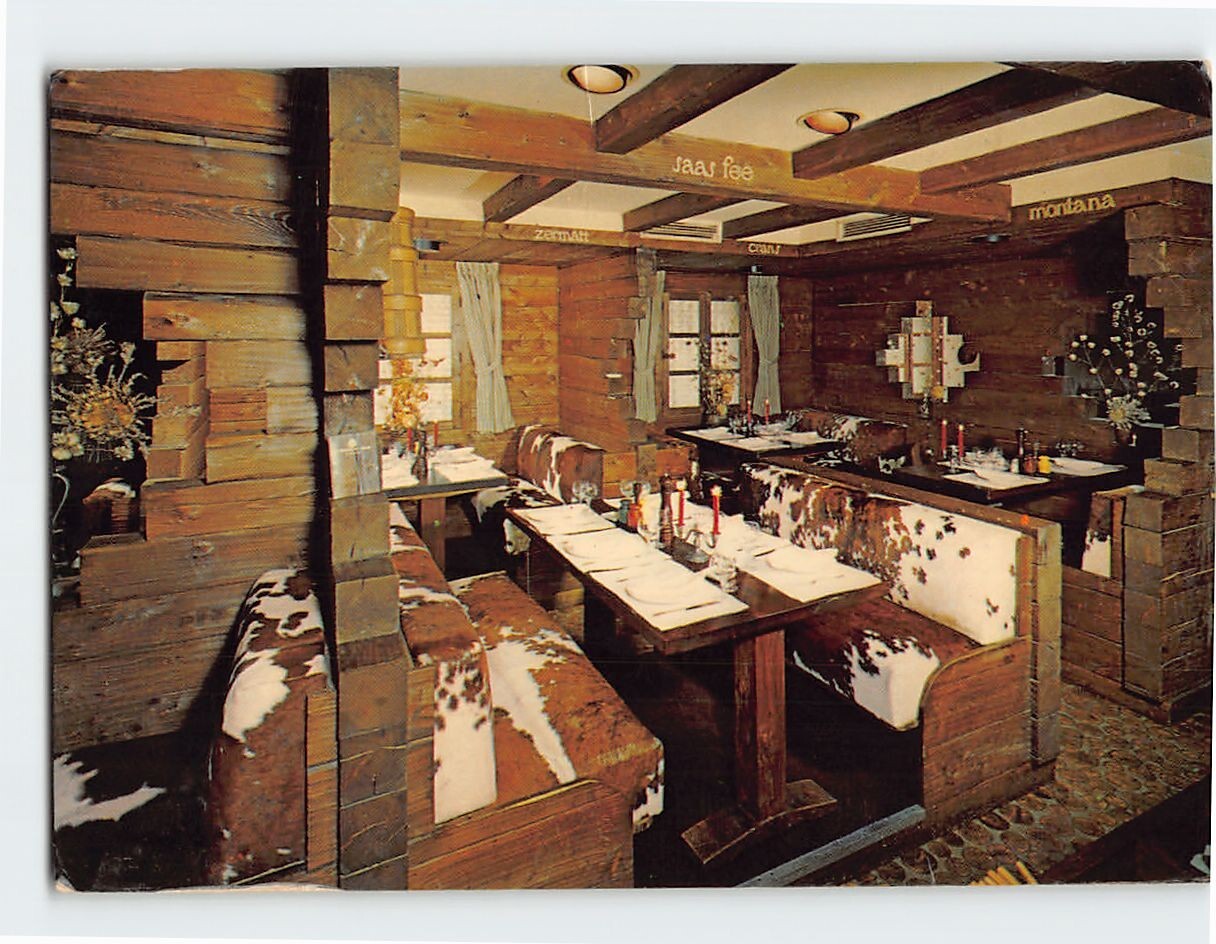 Postcard Le Rendez Vous Des Amis De La Suisse La Maison Du Valais Paris France
