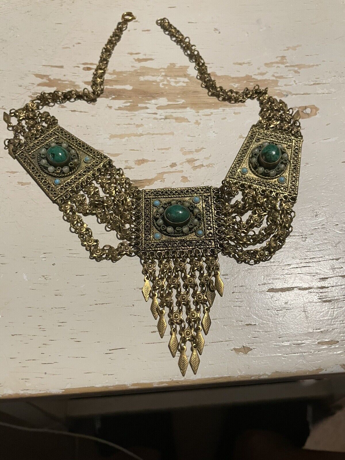 Beautiful Vintage Israel Necklace 