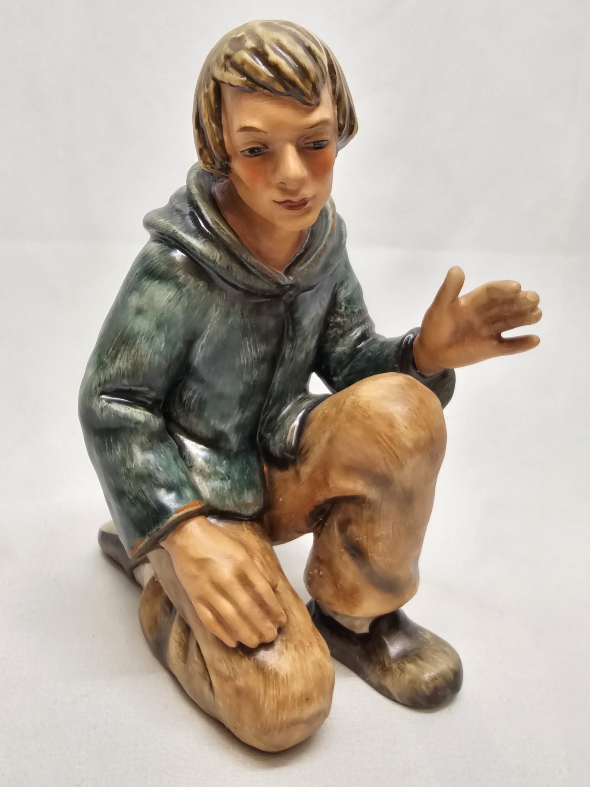 Rare Vintage Hummel Goebel Jumbo Kneeling Shepherd Nativity Figure 260 J 7\