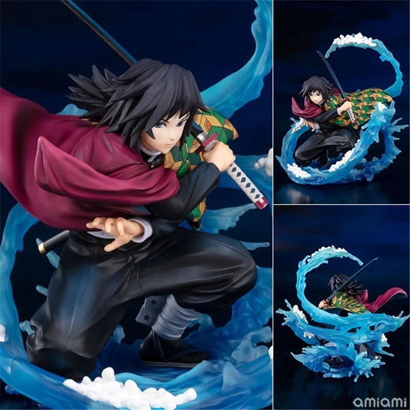 New Anime Demon Slayer Figure Kimetsu no Yaiba Giyuu Tomioka Statue Model Gift New Anime Demon Slayer Figure Kimetsu no Yaiba Giyuu Tomioka Statue Model Gift