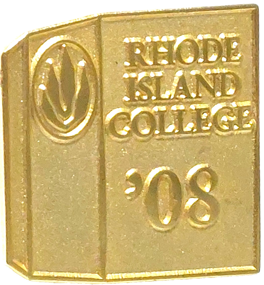 Rhode Island College 2008 Providence, RI (Gold Toned) Lapel Pin
