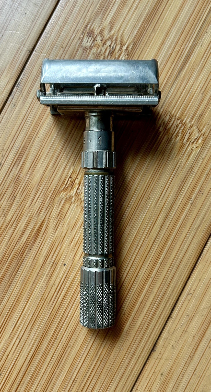 Vintage Gillette Fatboy Adjustable Safety Razor/1961 G2
