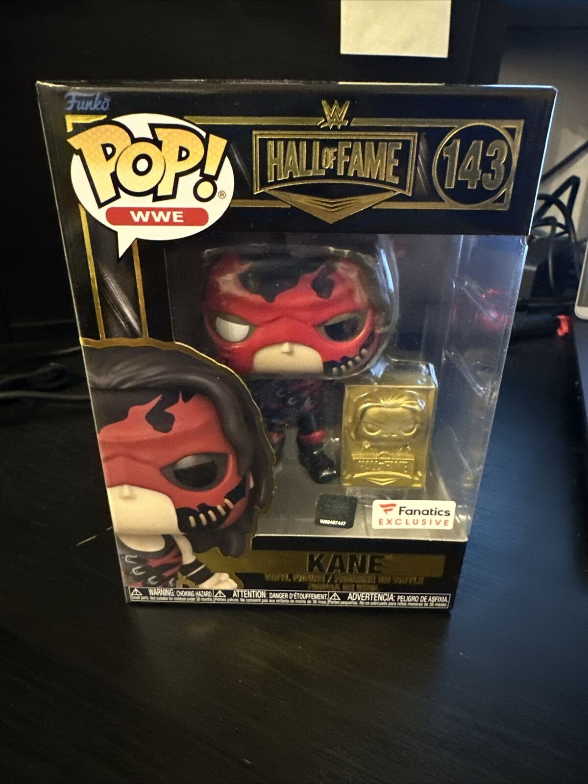 Funko Pop Kane WWE Hall of Fame Fanatics Exclusive Will Have Proctector