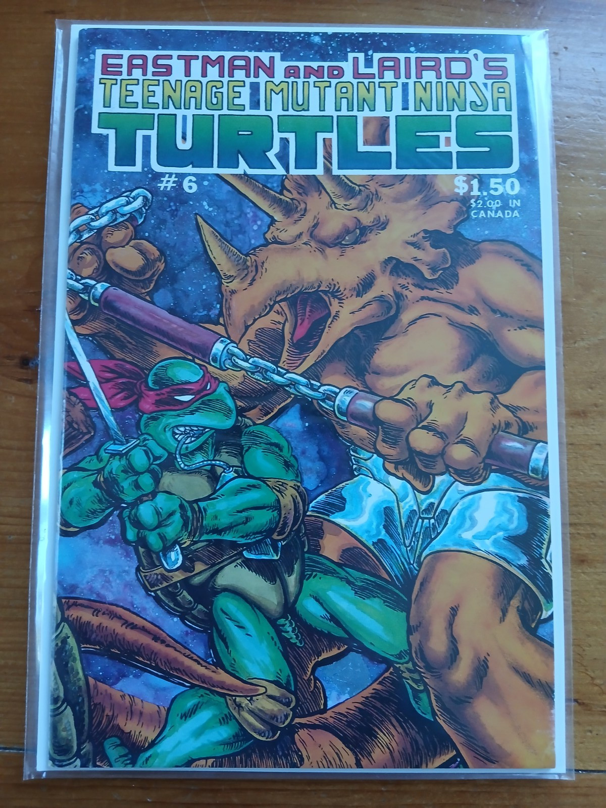Teenage Mutant Ninja Turtles #6 1st Print (Mirage Studios February 1986)