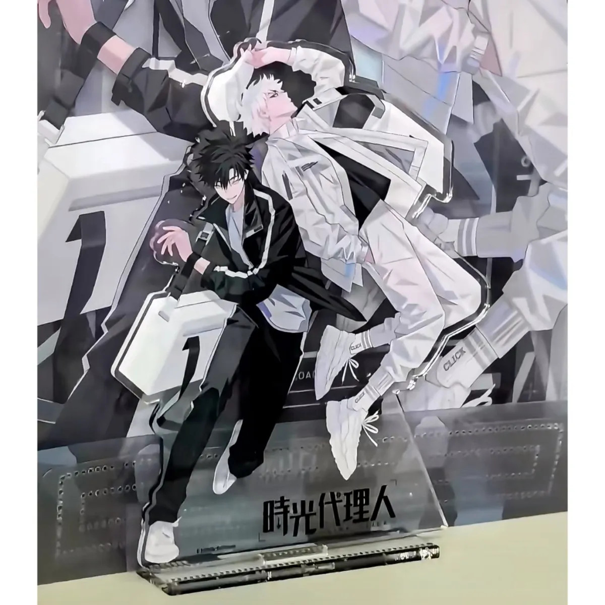 Hot Game Link Click Shiguang Hikaru Toki 10Cm Acrylic Stand Figure Decorative