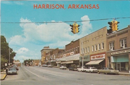Downtown Street Scene-HARRISON, Arkansas