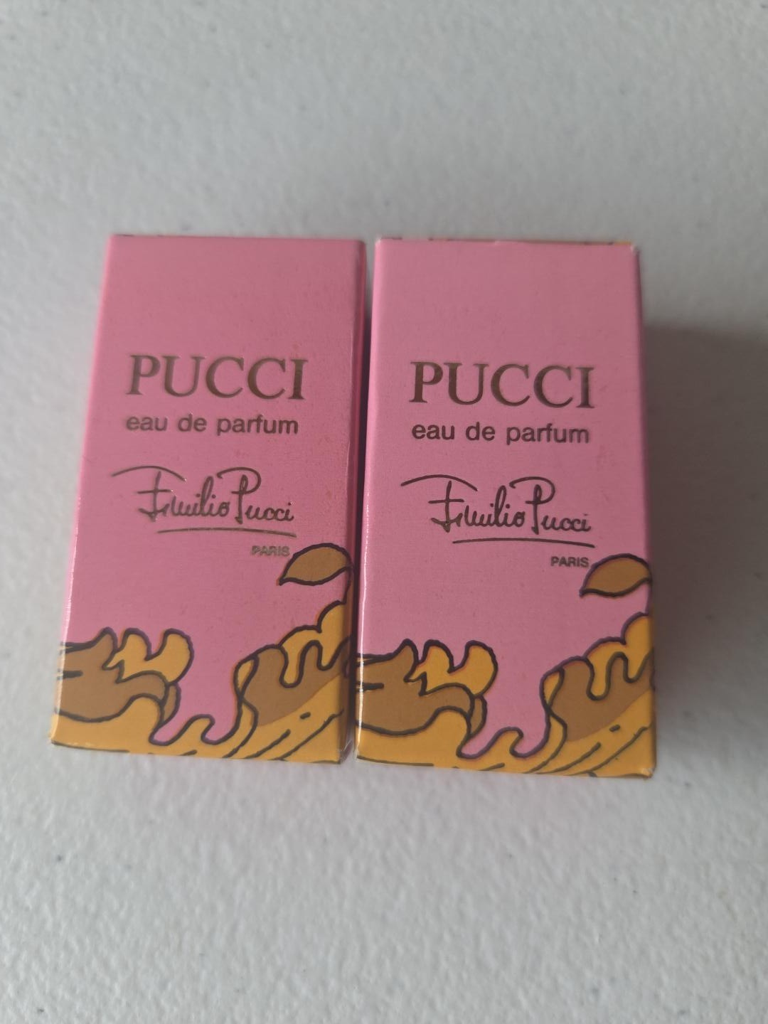 Vintage Emilio Pucci PUCCI Eau de Parfum 5mL Sample x2 New Boxed