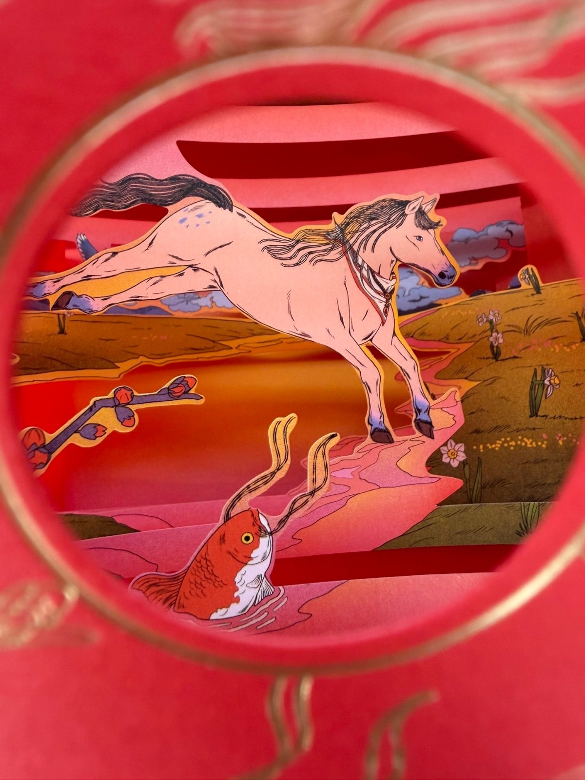 Authentic Hermes Year Of The Horse 2026 Chinese Red Envelopes (Pack of 10)