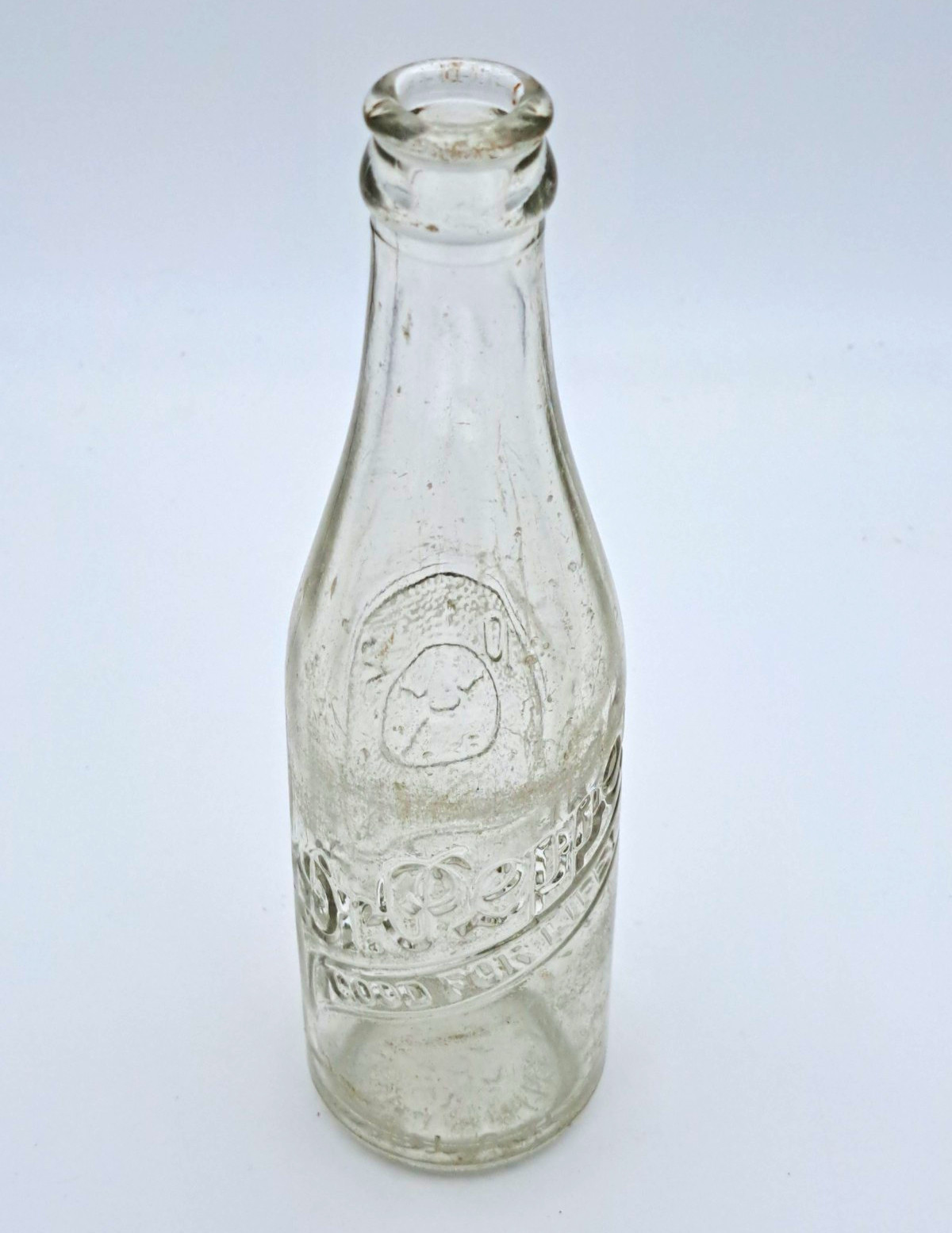 Vintage 1934 Dr Pepper 10 2 4 Bottle Winston Salem NC Clock Dial Soda LGW Glass 