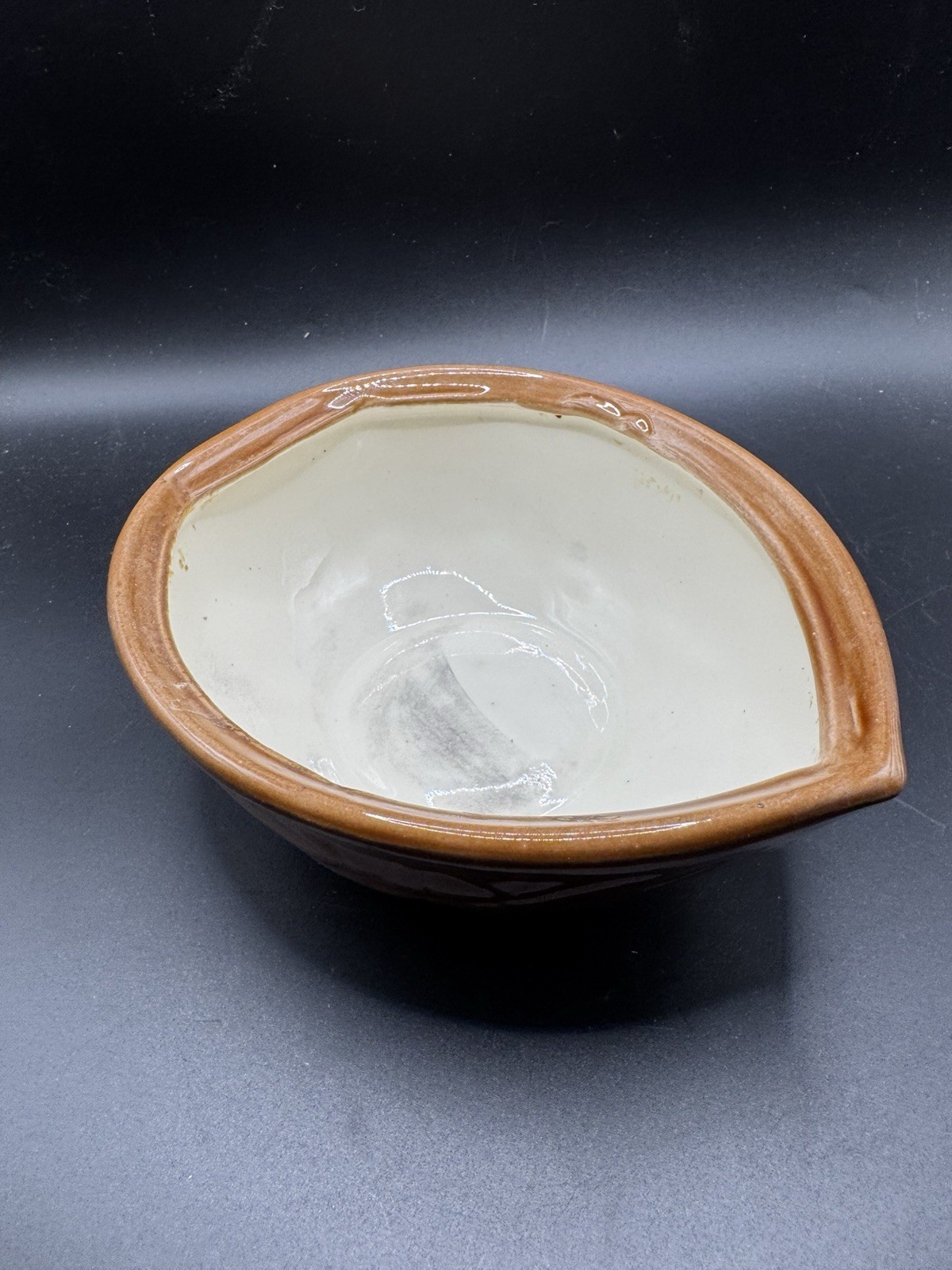 Vintage Holland Mold Ceramic Walnut Nut Bowl Only Open Dish Replacement 6.5\