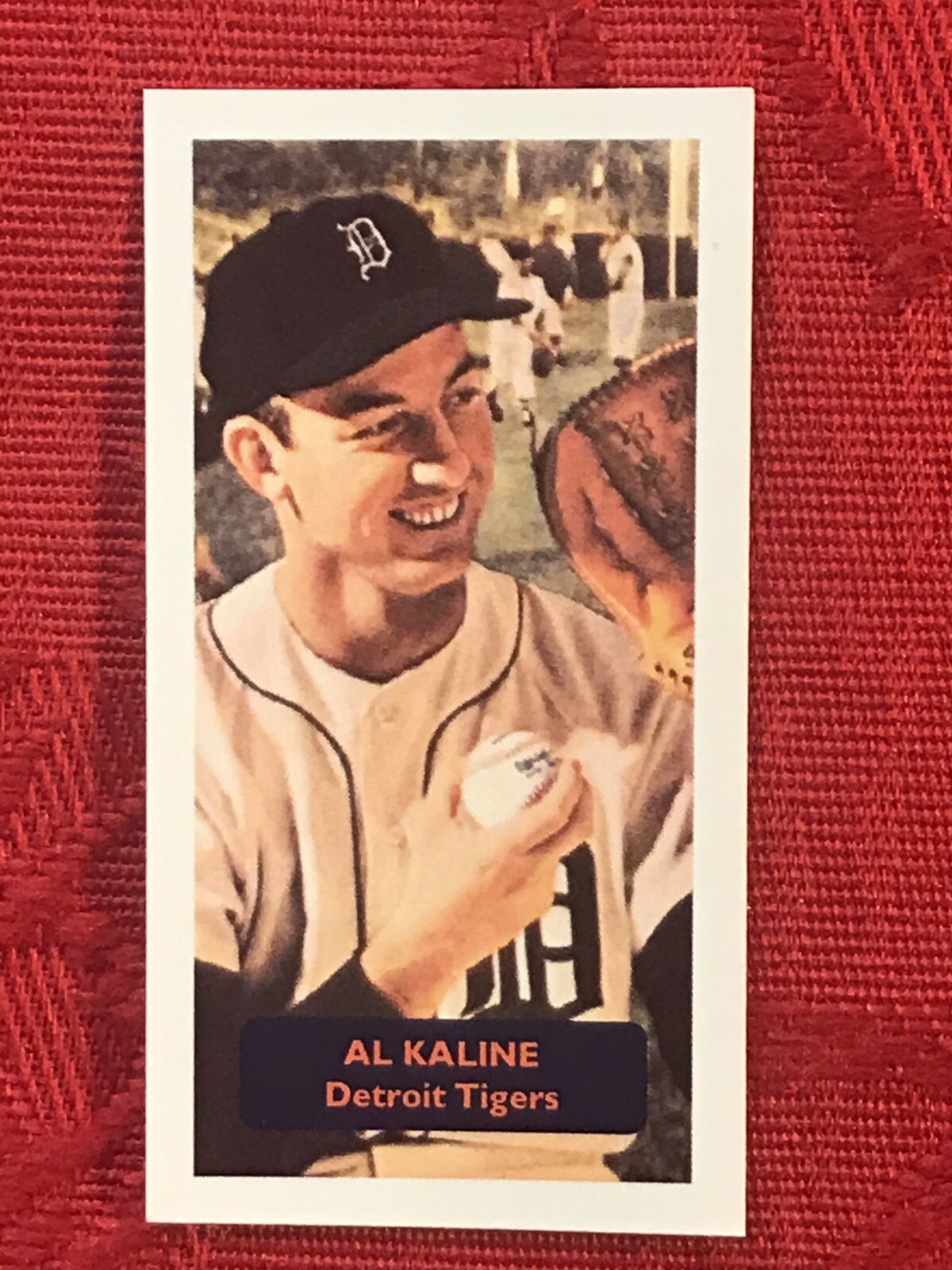 AL KALINE BASEBALL CARD-DETROIT TIGERS-RARE U.K.ISSUE-VERY SCARCE CARD-MINT-NOS