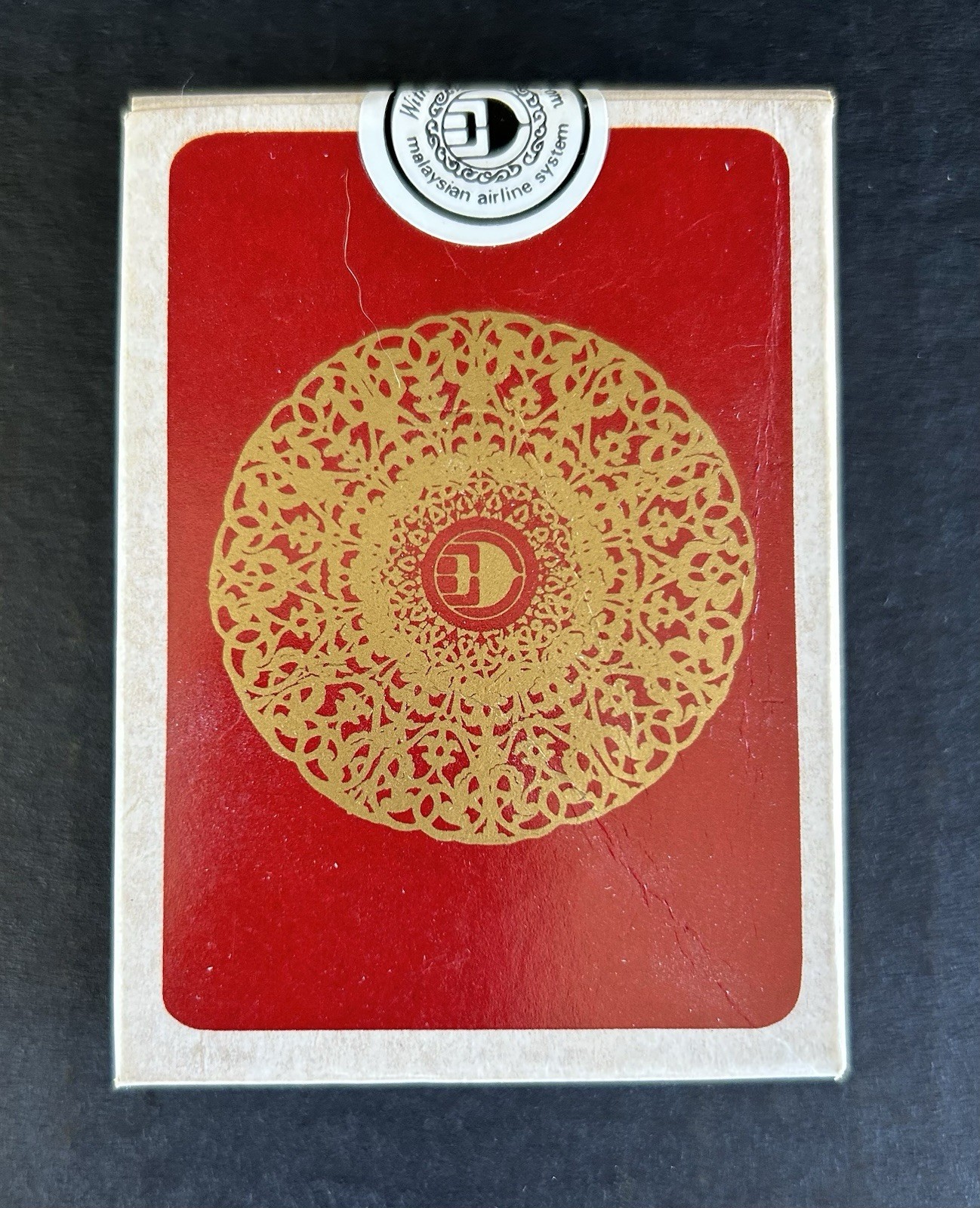Vintage Playing Cards Malaysian Airlines Foreign Travel Souvenir Sealed