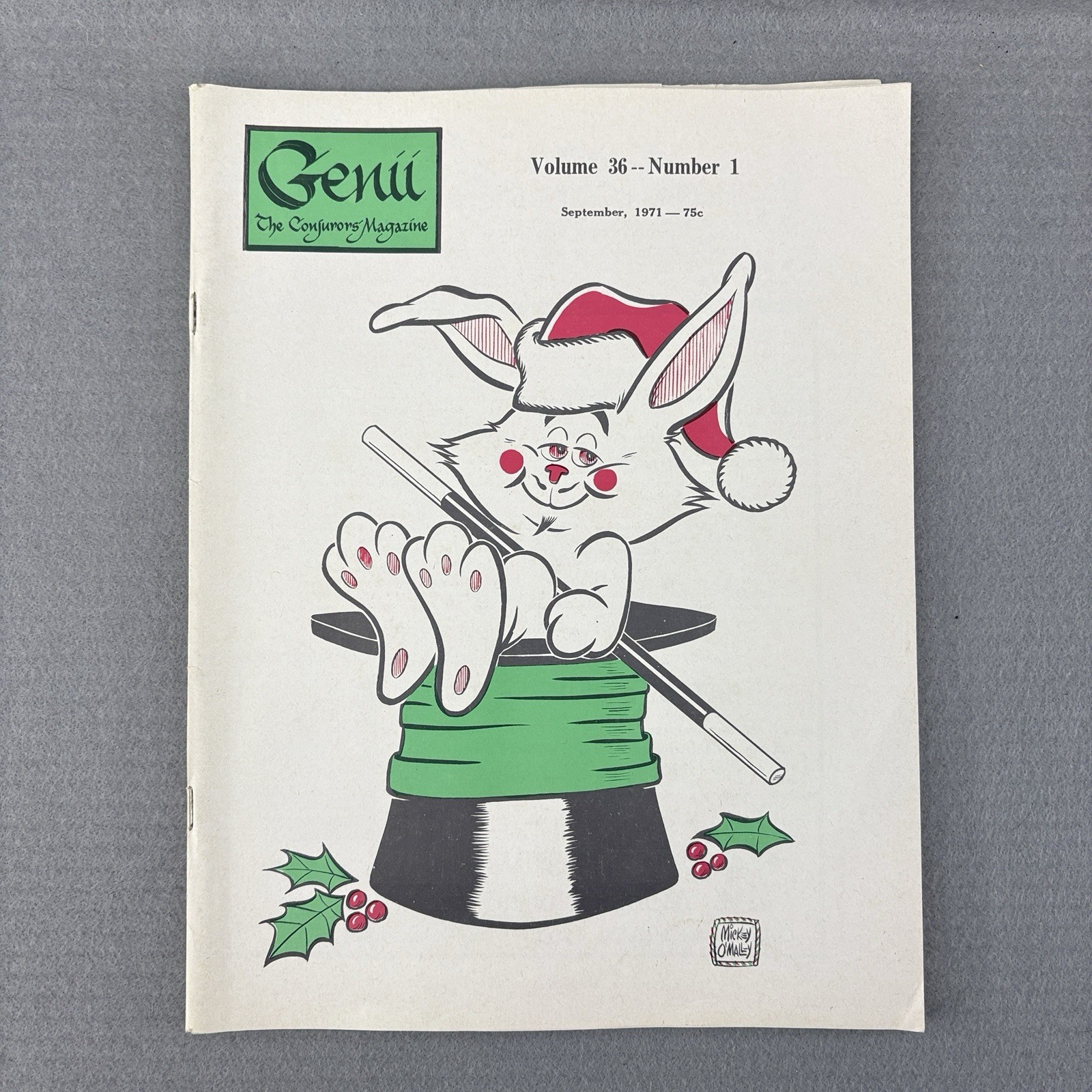 Genii The Conjurors Magazine Sept. 1971