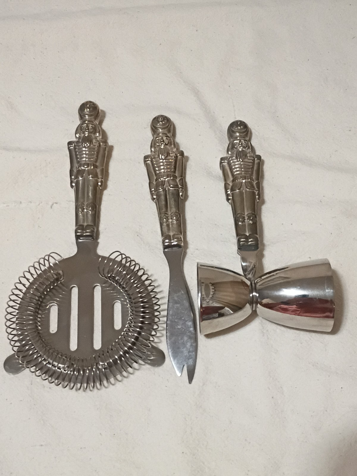 Vintage Godinger Silver Art Co. Nutcracker Bar Tools Vintage Godinger Silver Art Co. Nutcracker Bar Tools