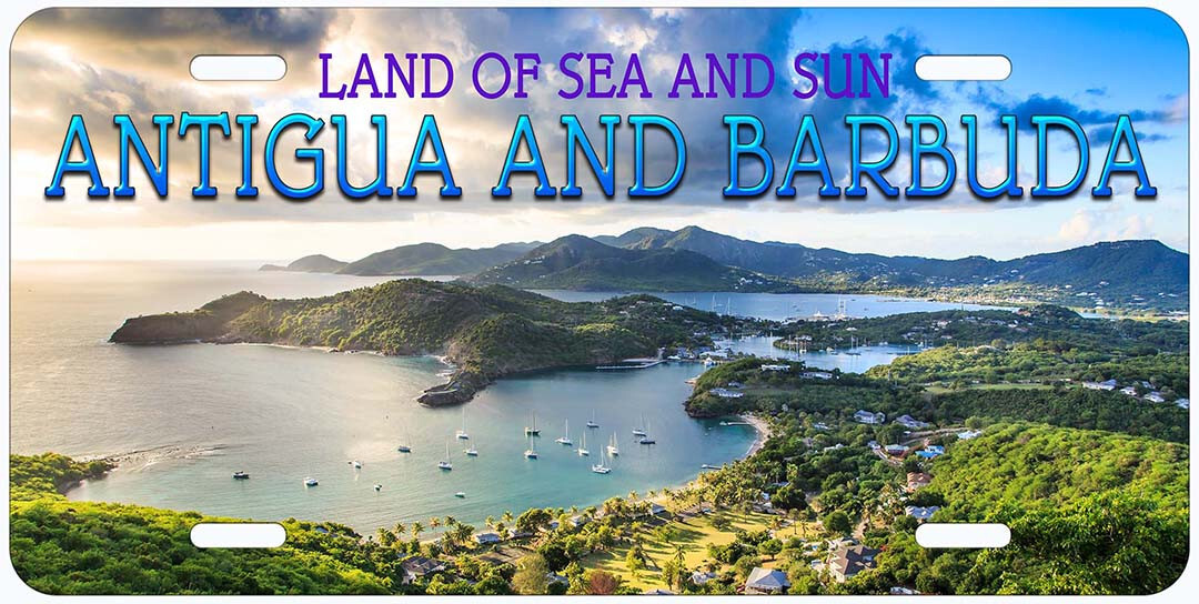 English Harbour Antigua and Barbuda Novelty Car License Plate
