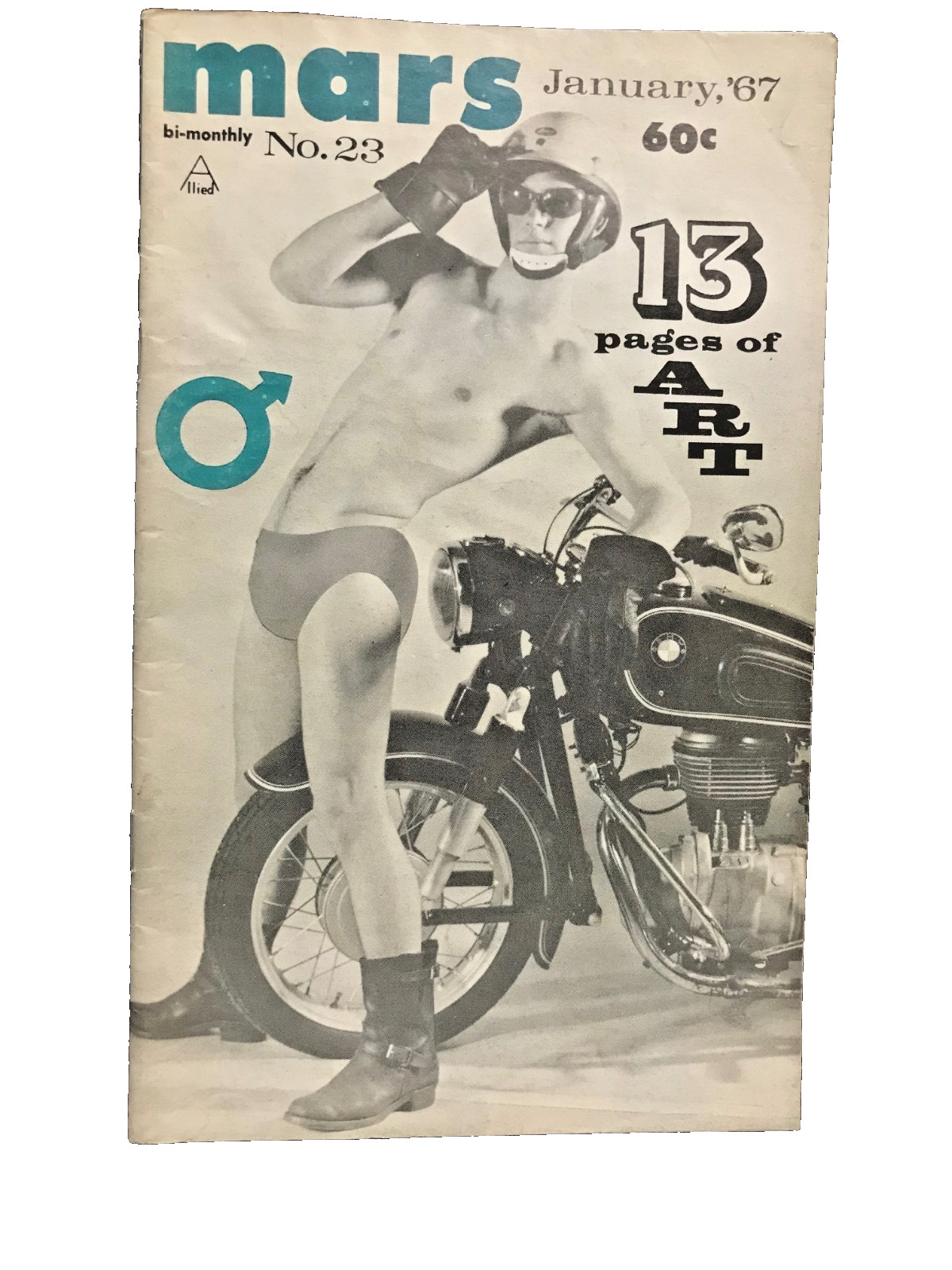 Vintage MARS #23 Jan 1967 PHYSIQUE PHOTOGRAPHY & ART MAGAZINE GAY Interest RARE Vintage MARS #23 Jan 1967 PHYSIQUE PHOTOGRAPHY & ART MAGAZINE GAY Interest RARE