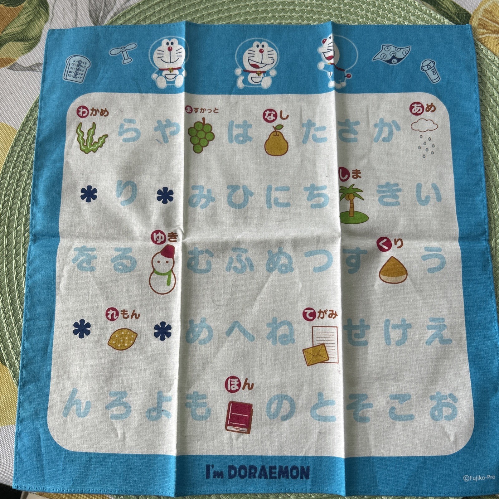 ❤️Unused❤️I\'m Doraemon lunch cloth, placemat, large handkerchief From Japan