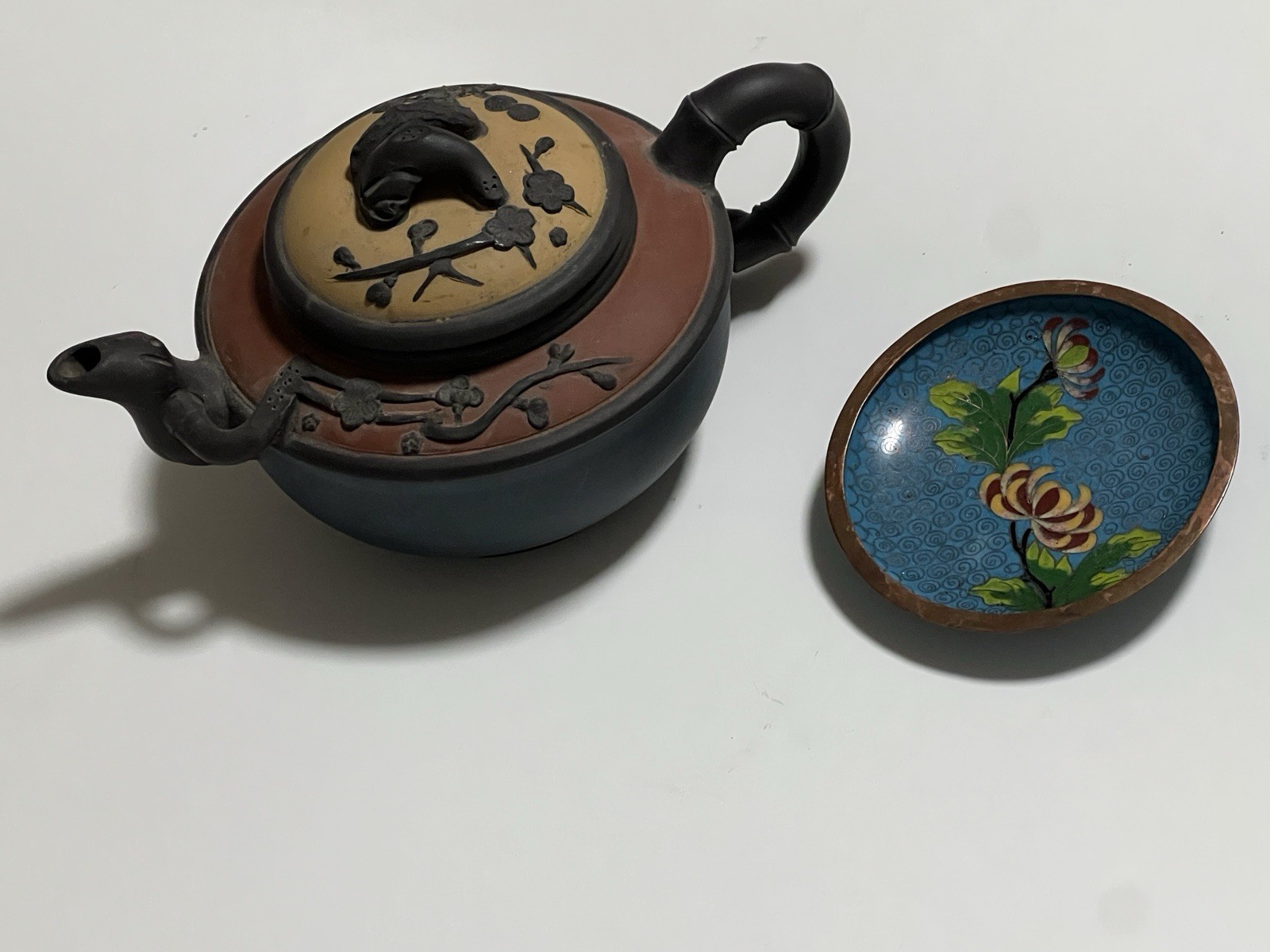 Vintage Chinese Yixing Clay Teapot & 3.75\