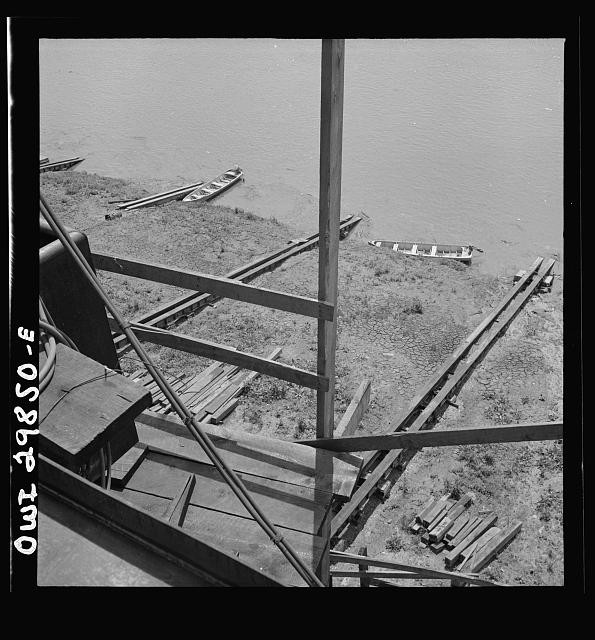 Point Pleasant West Virginia 1943 Marietta Manufacturing LT Boat Launching Ways