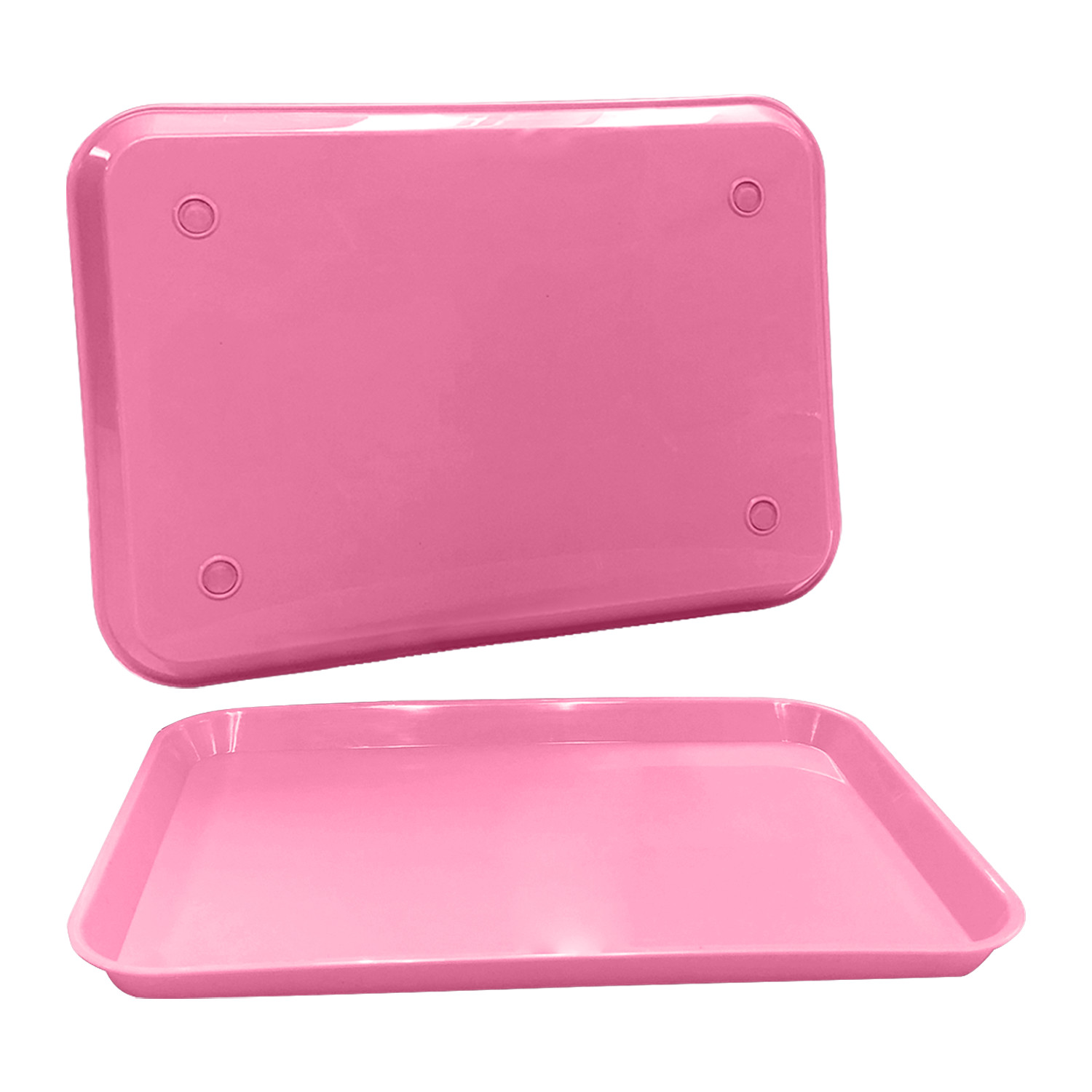 Plastic Eating Food Serving Tray for Cafeteria Lunch Kids, 13.25\