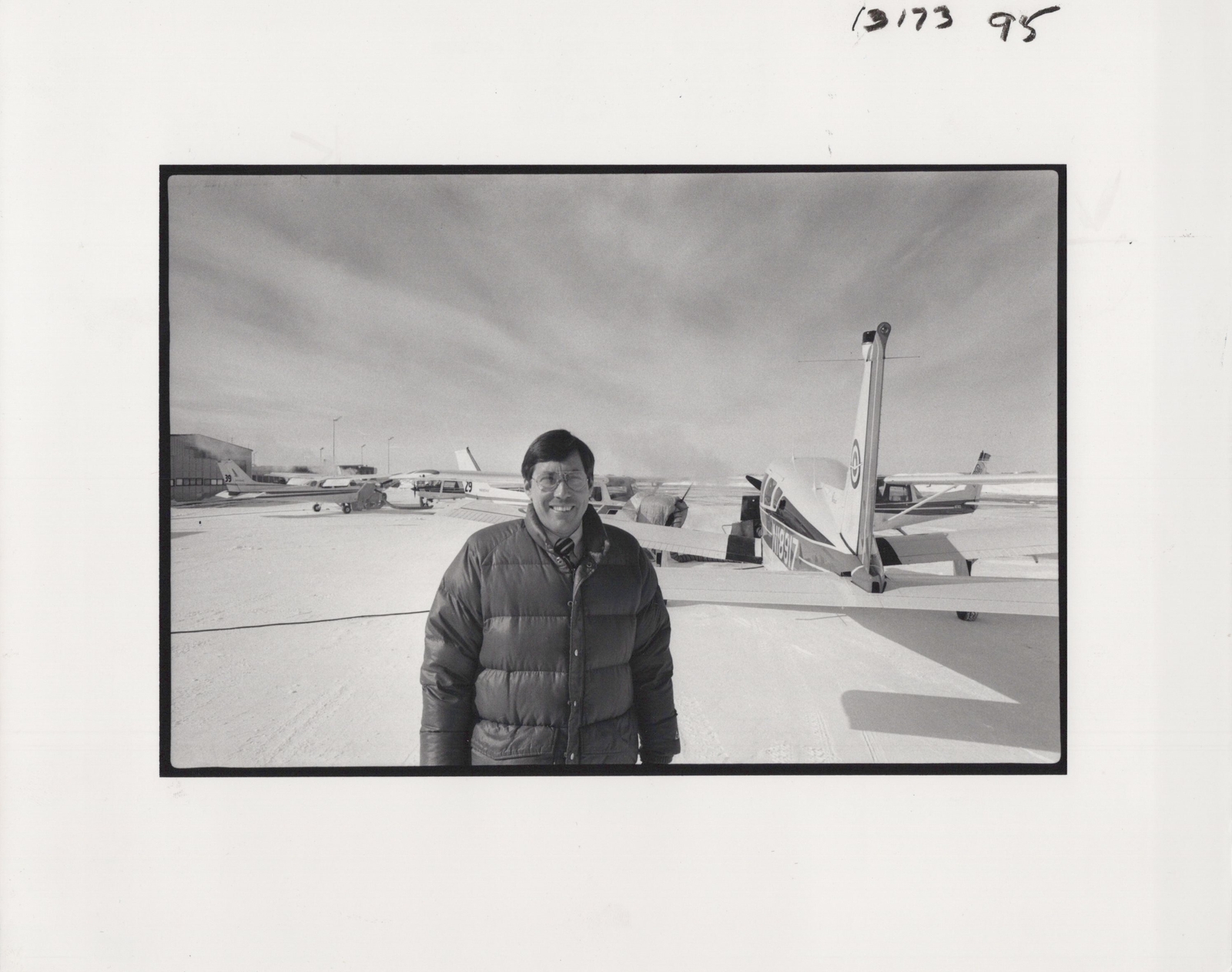 1979 John Odegard University North Dakota Aviation Original Rare Press Photo