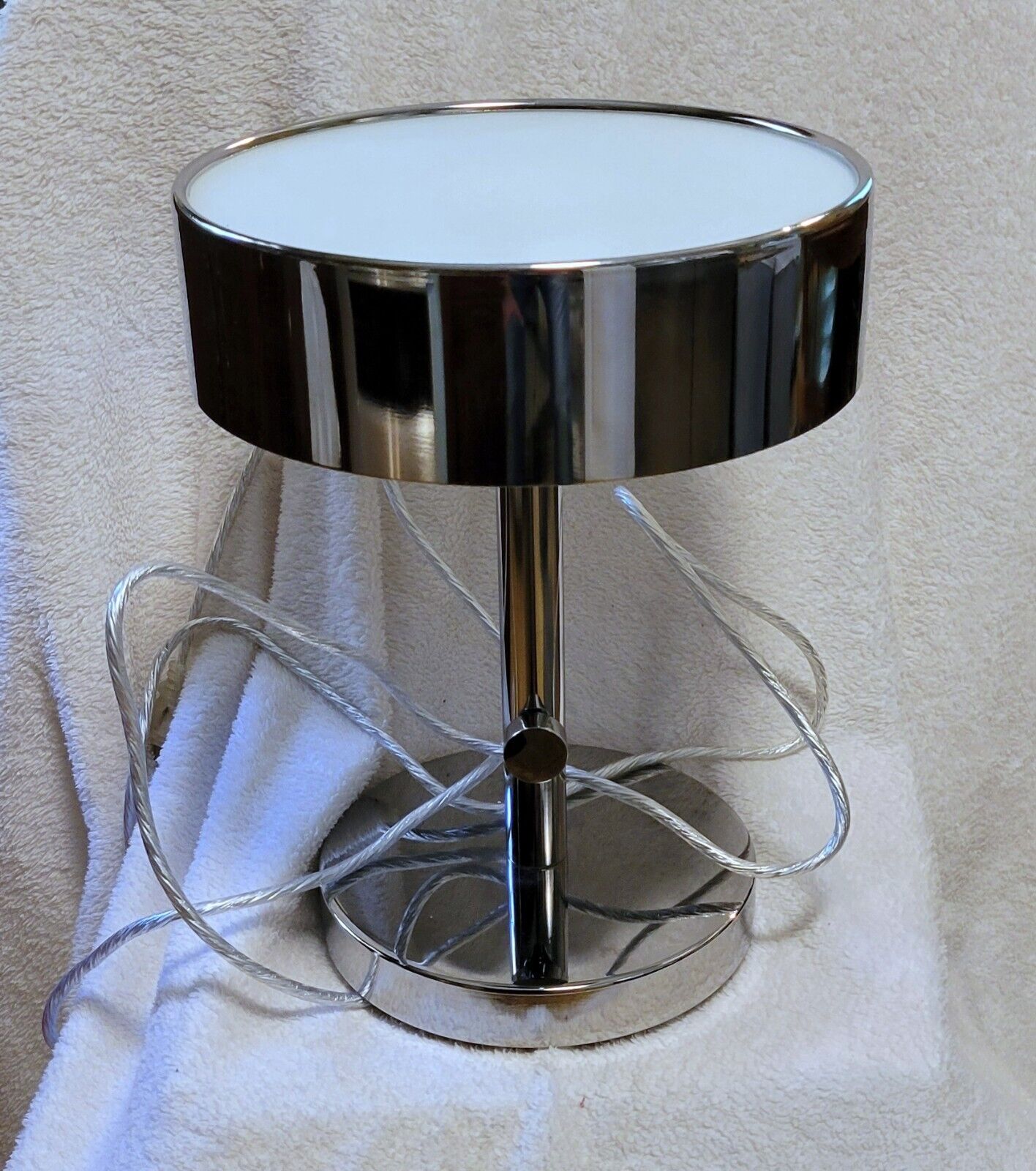 Ikea Stockholm Chrome Plated Dimmable Table Lamp Mid Century Modern