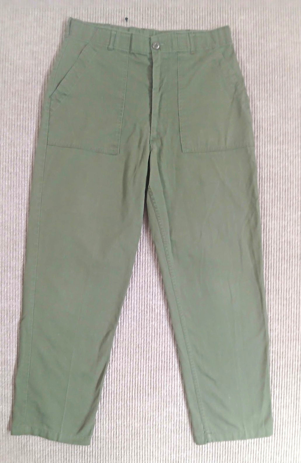 US Army VTG OG-507 Post-Vietnam Era Green Military Pants Mens 36x31 Ideal Zipper US Army VTG OG-507 Post-Vietnam Era Green Military Pants Mens 36x31 Ideal Zipper