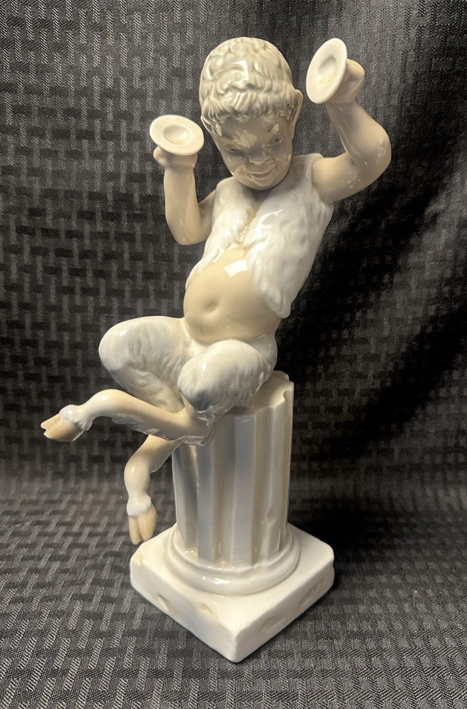 Rare Lladro/Zaphir Figurine #1006 Satyr with Cymbals - Made in Spain