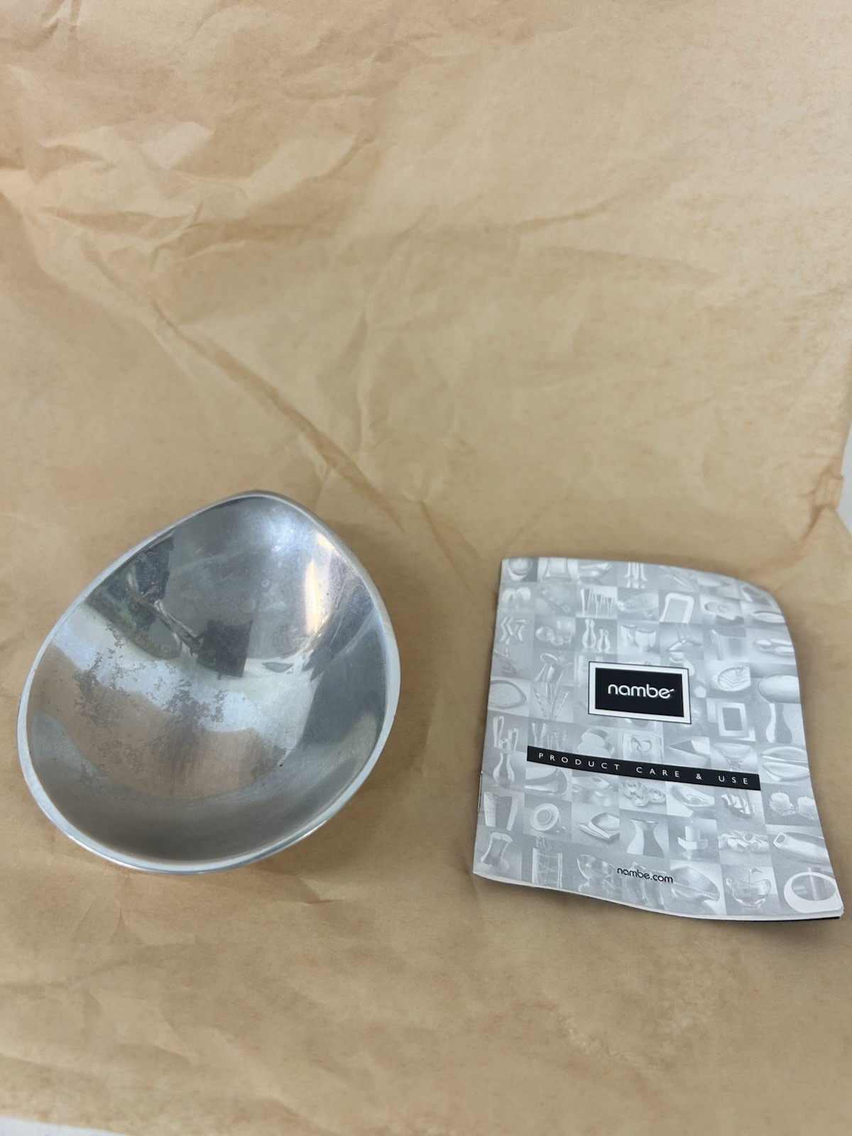 Vintage Nambe 523 Candy Bowl