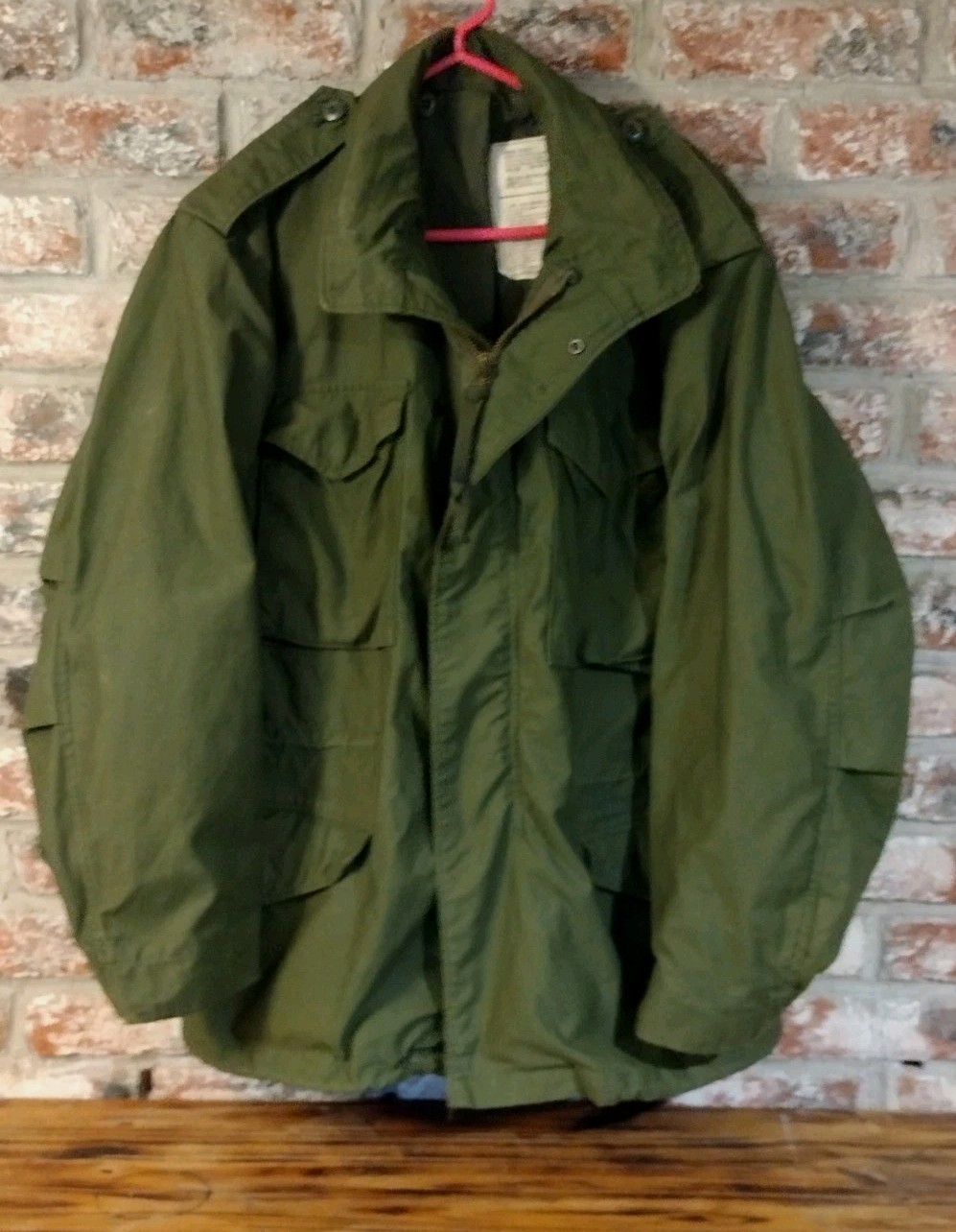 Vtg Vietnam War Era 1975 Alpha Ind. Man\'s Cold Weather Field Coat M-R NICE