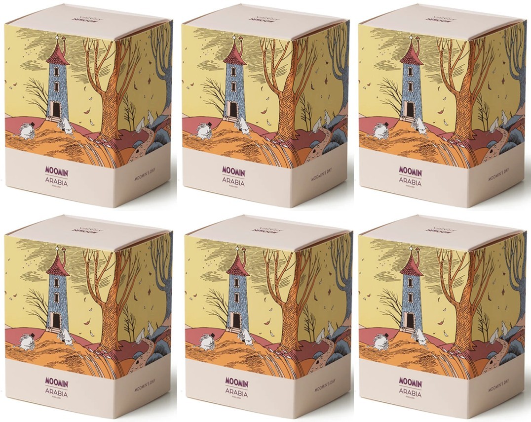[Set of 6] 2026 Moomin\'s Day ARABIA 0.3L Moomin Mug New in Original Box