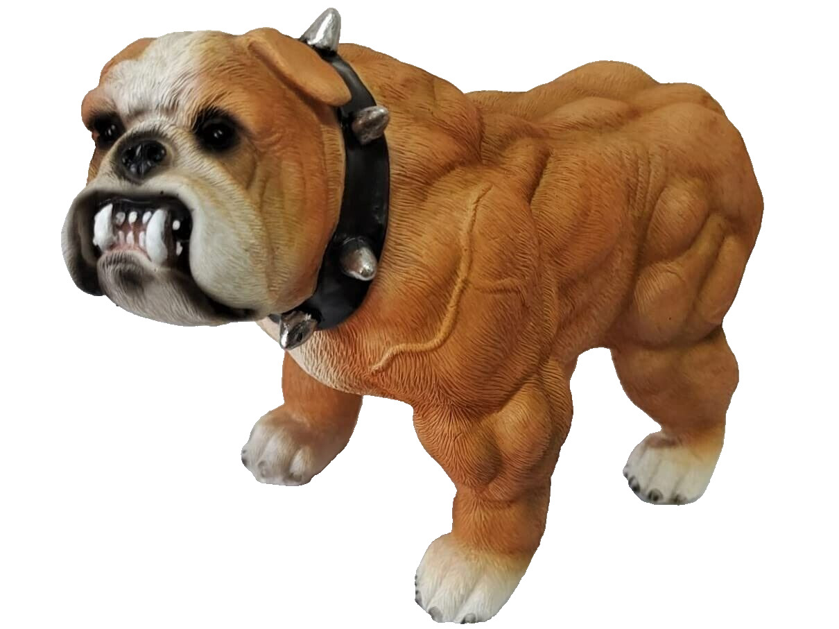 Extreme Bulldog Muscle Bodybuilding Dog Statue Collectible Figurine W/Gift Box