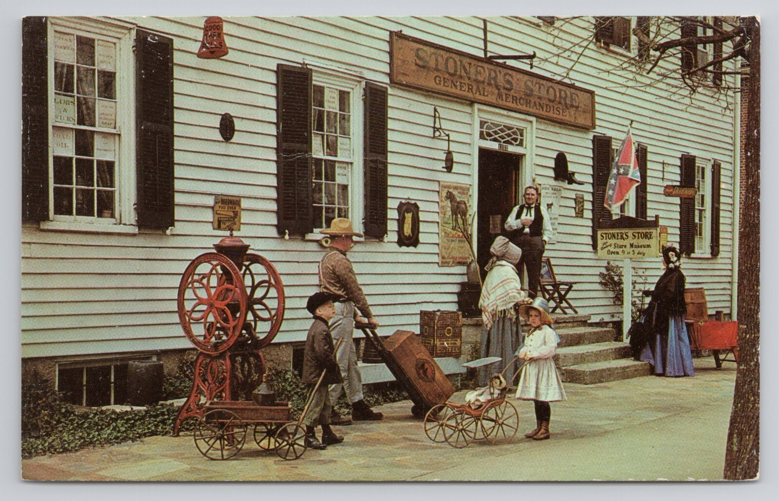 Stoner\'s Store Museum Fredericksburg Virginia Postcard Stoner\'s Store Museum Fredericksburg Virginia Postcard