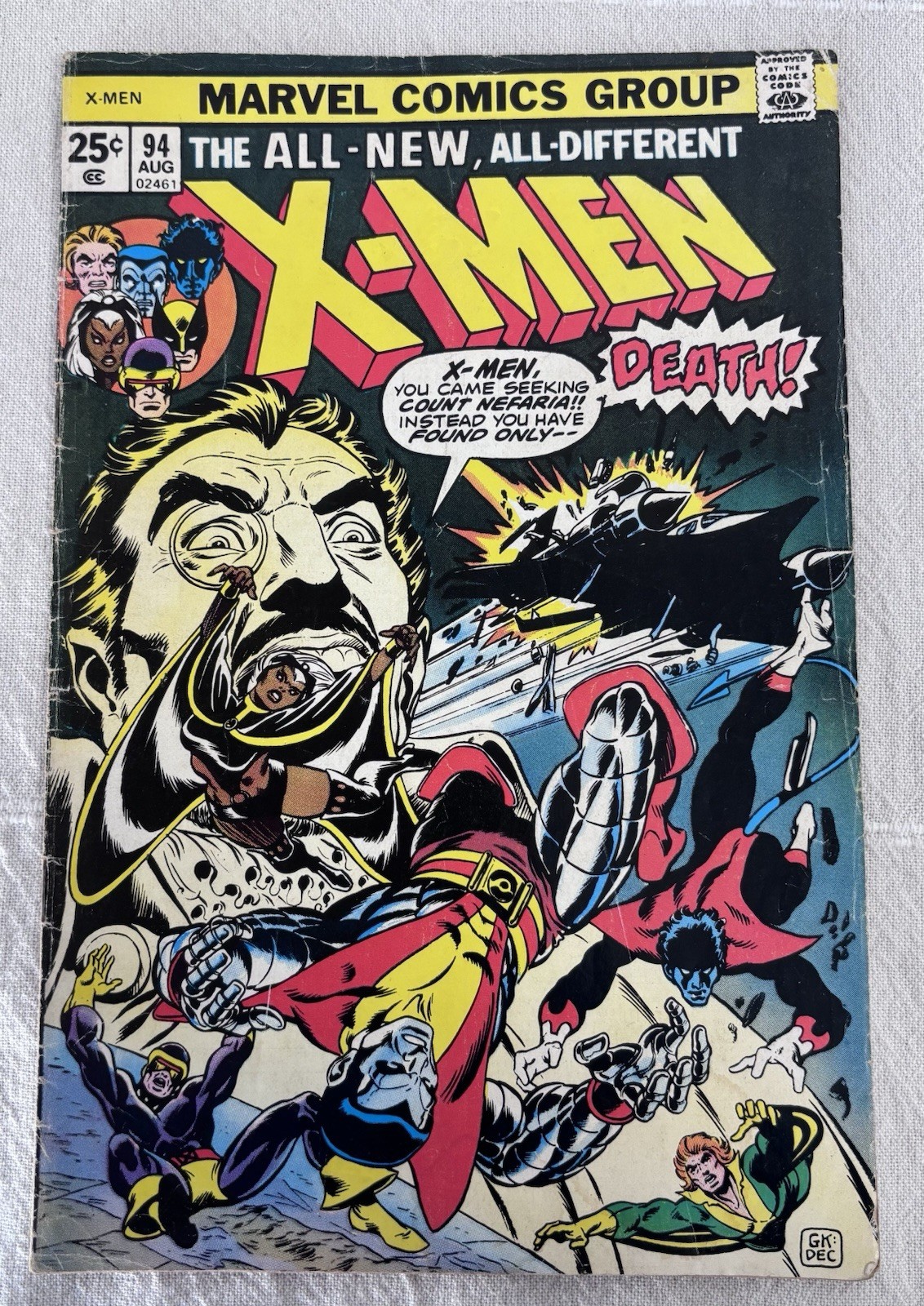 X-Men #94 (1975) Marvel Comics - 2nd App New Team Wolverine Storm - Complete Raw