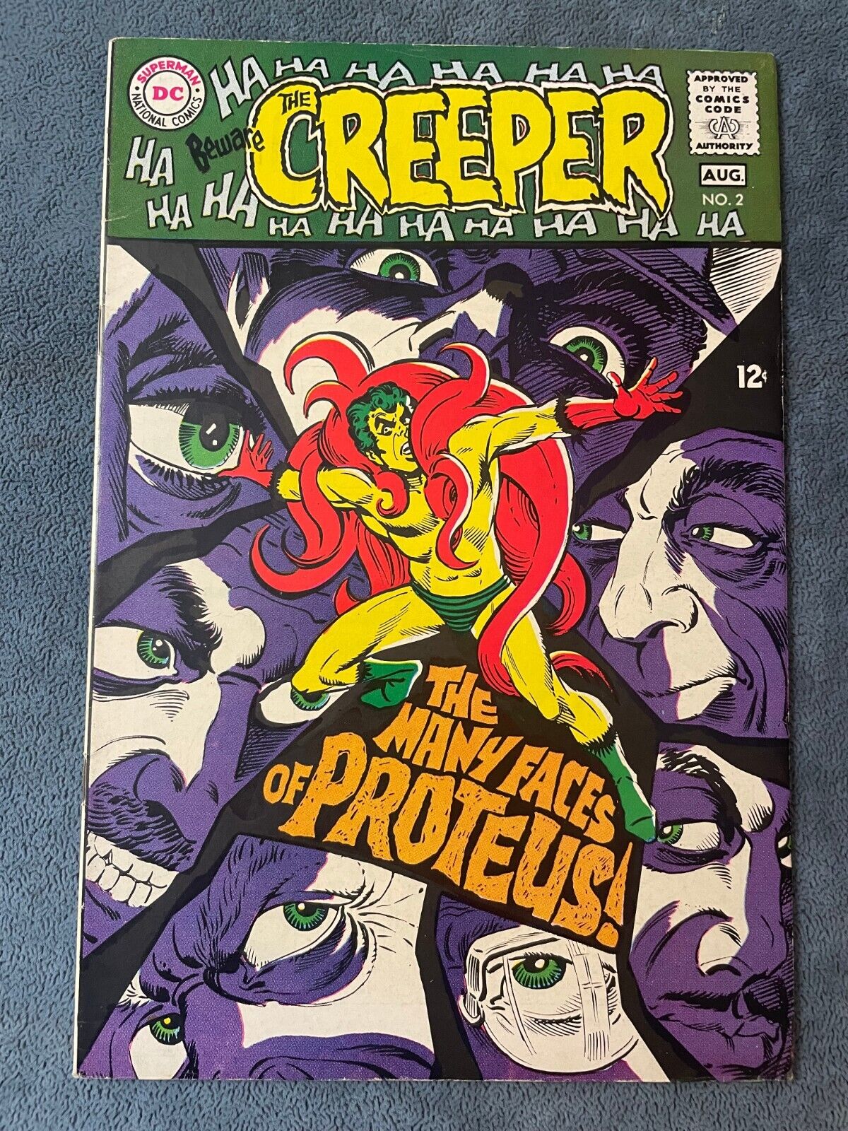 Beware The Creeper #2 1968 DC Comic Book Steve Ditko Art Cover High Grade VF+