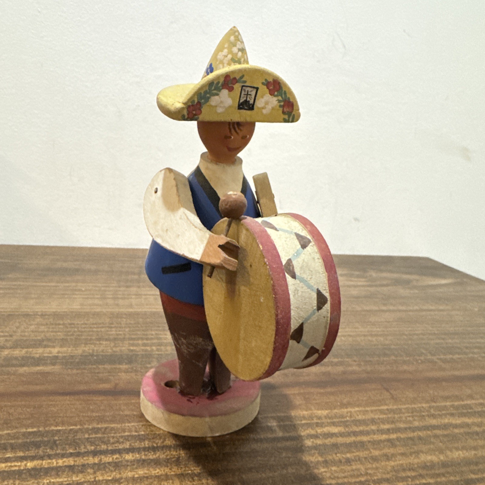 Vintage Thomas de Mello TOM Wood Folk Art Doll Portugal Model 13 Mid-Century