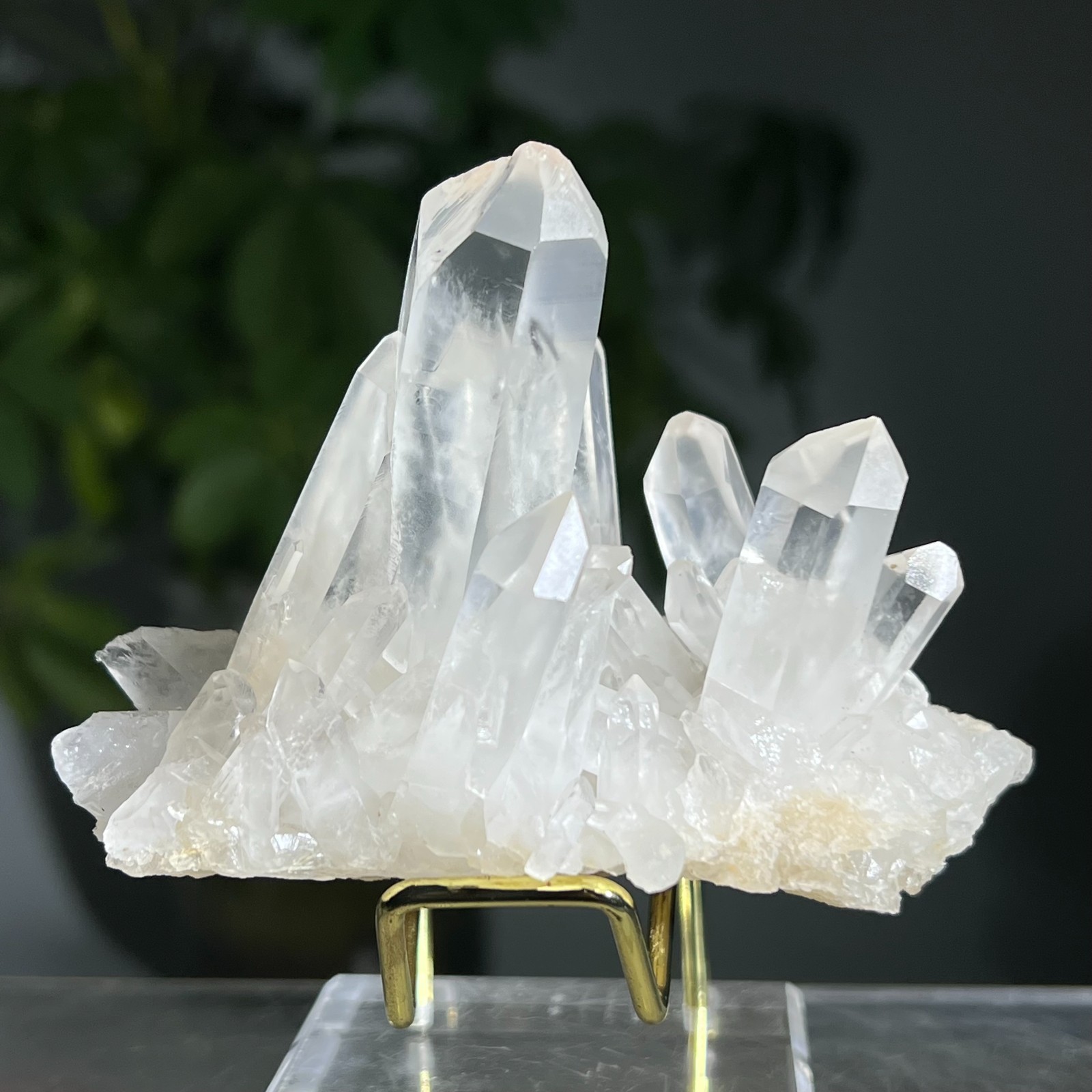 129g Small Natural White Clean Quartz Crystal Cluster Mineral Specimen Healing