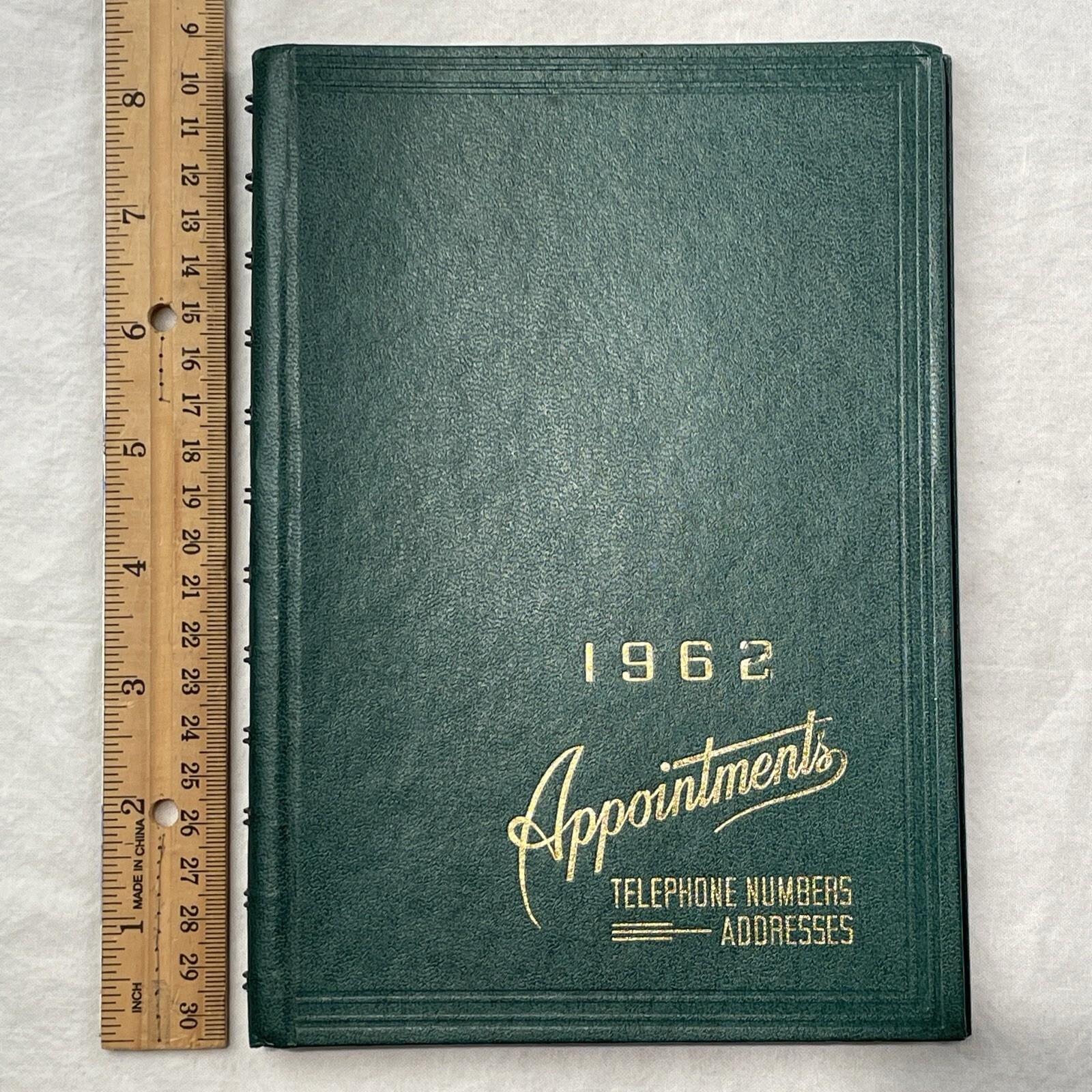 Antique NEW 1962 Day Planner Calendar Good Again 2029 old stamps 1970 STARCRAFT
