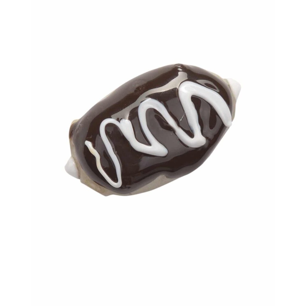 Torched Glass Pendant - Donut