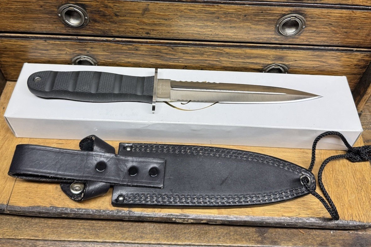 Vintage 1990's Junglee SEKI JAPAN Waterloo Knife AUS-8 Stainless NIB